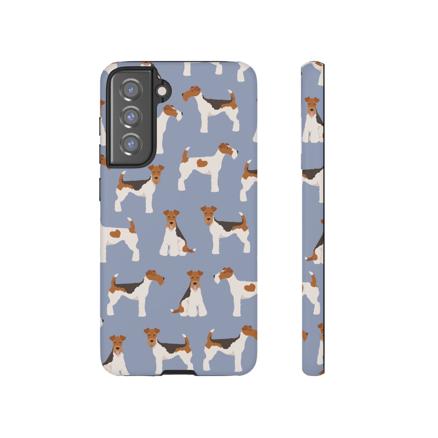 Wire Fox Terrier Lover Tough Case - Stylish Phone Case Featuring Playful Fox Terriers