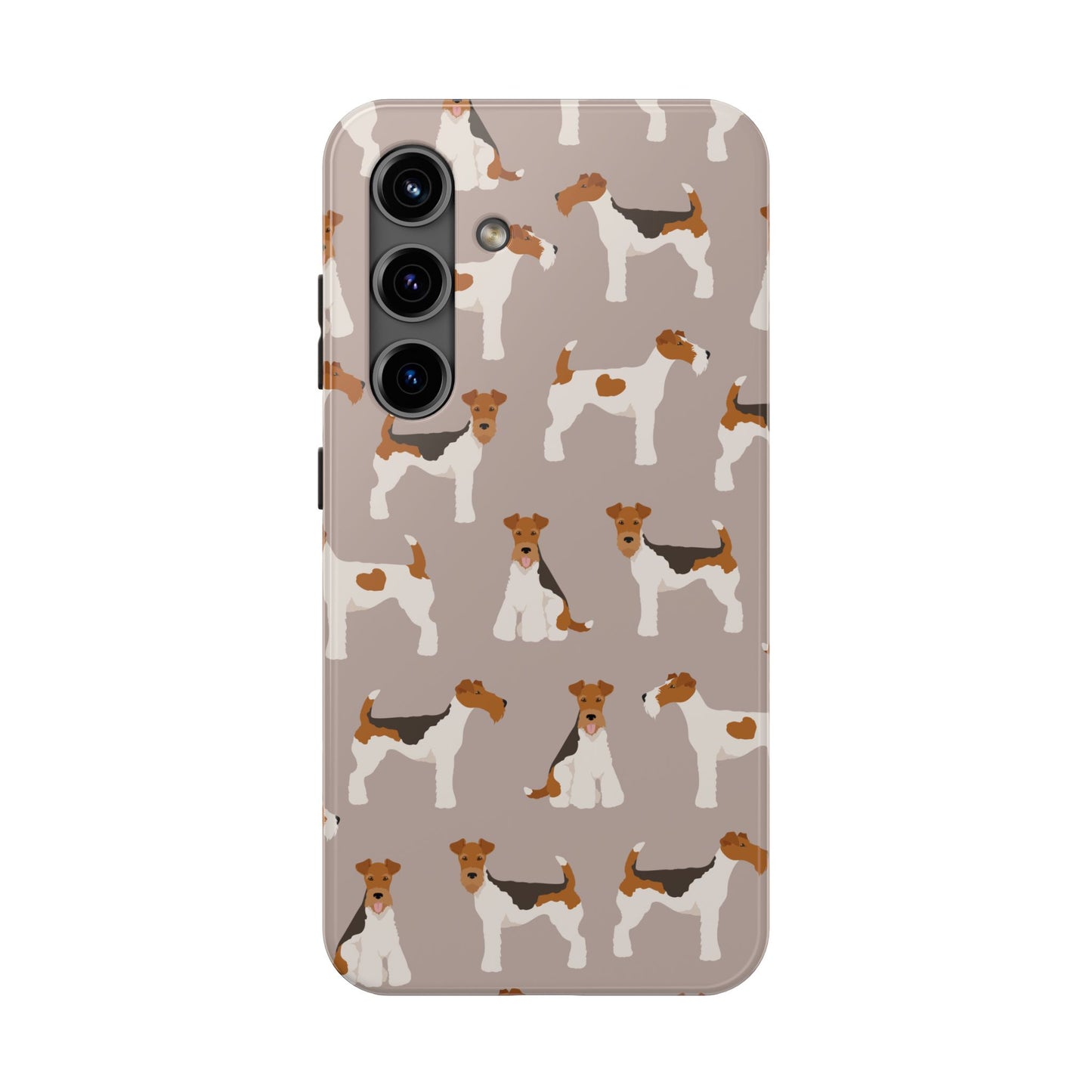 Cute Wire Fox Terrier Tough Phone Case - Durable and Stylish