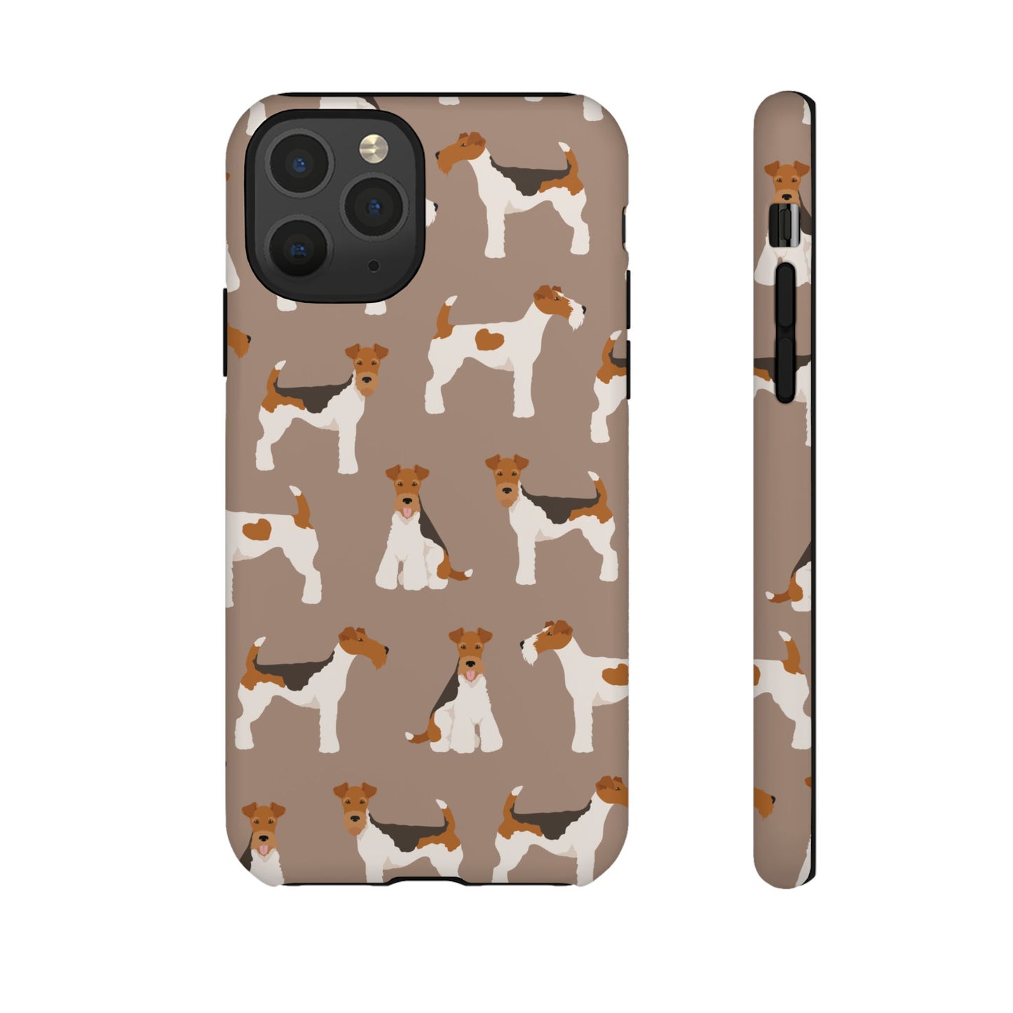 Wire Fox Terrier Lover Tough Case - Stylish Phone Case Featuring Playful Fox Terriers