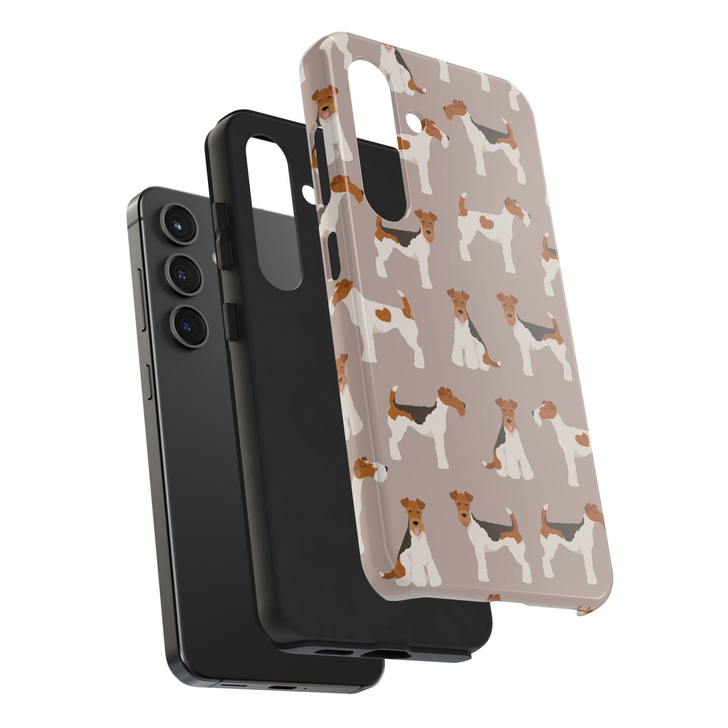 Cute Wire Fox Terrier Tough Phone Case - Durable and Stylish