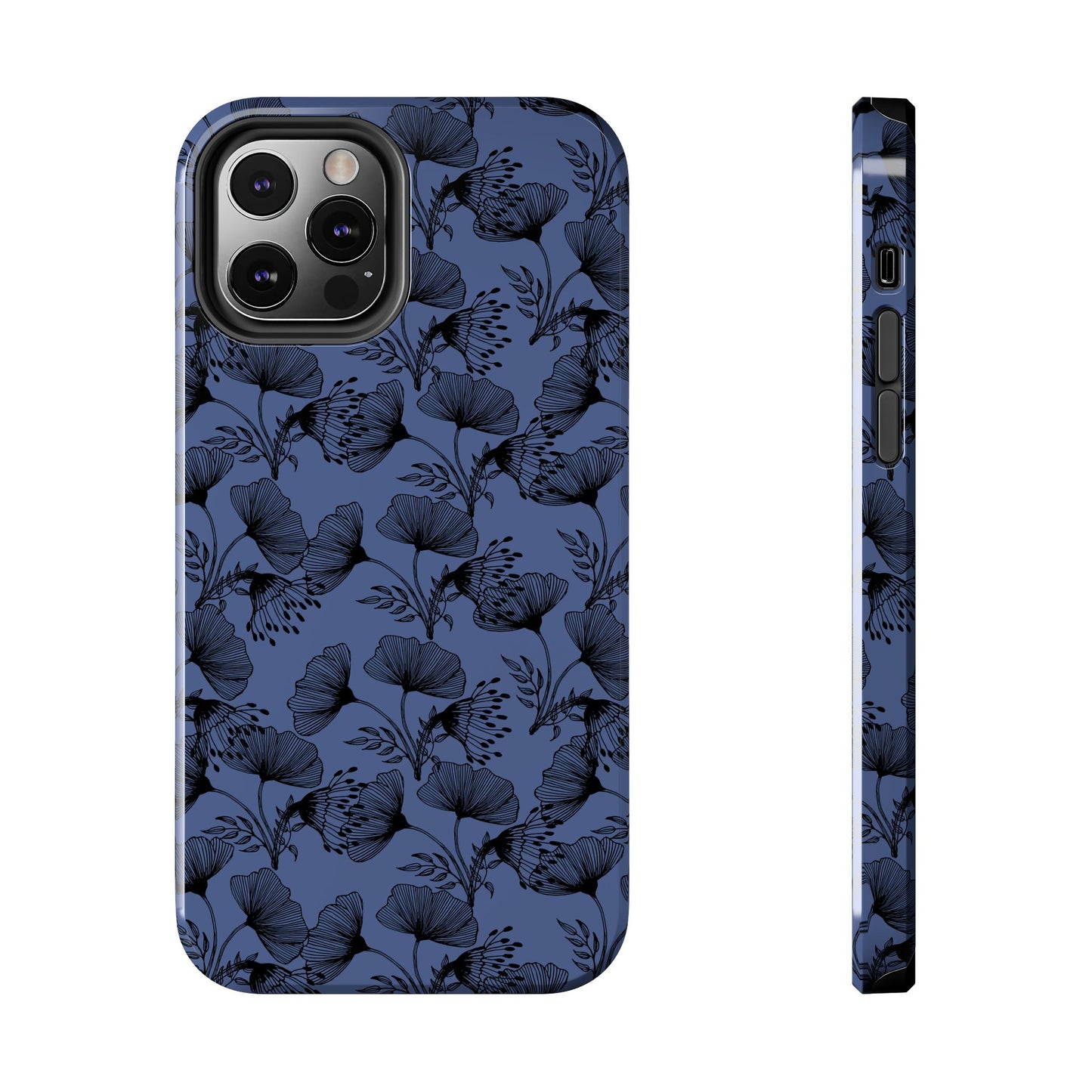 Ornate Floral Tough Phone Case - Durable Protection with Elegant Design
