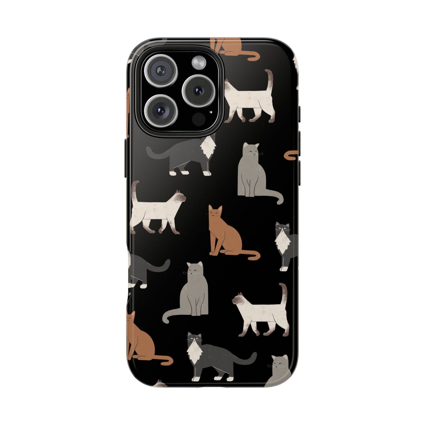 Cubist Cat Tough Phone Case - Stylish & Durable for Pet Fans