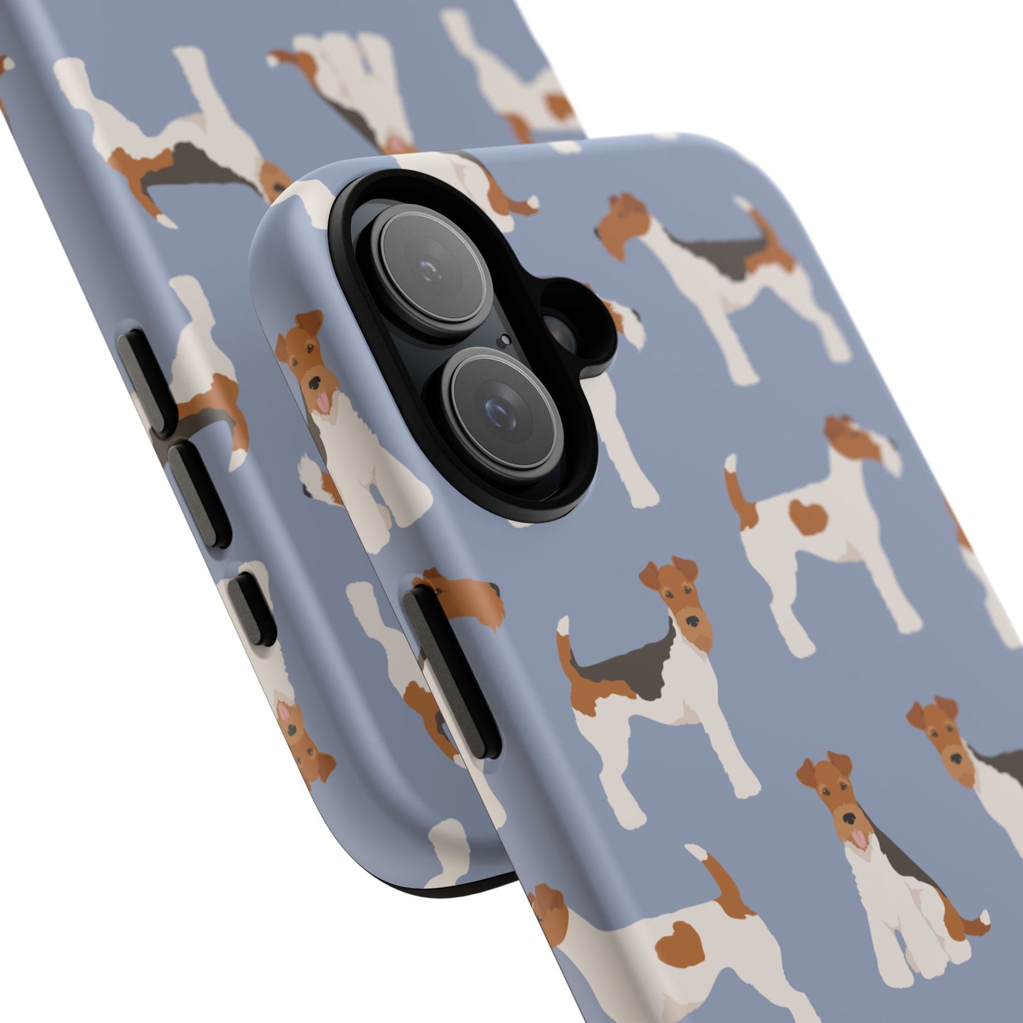 Wire Fox Terrier Lover Tough Case - Stylish Phone Case Featuring Playful Fox Terriers