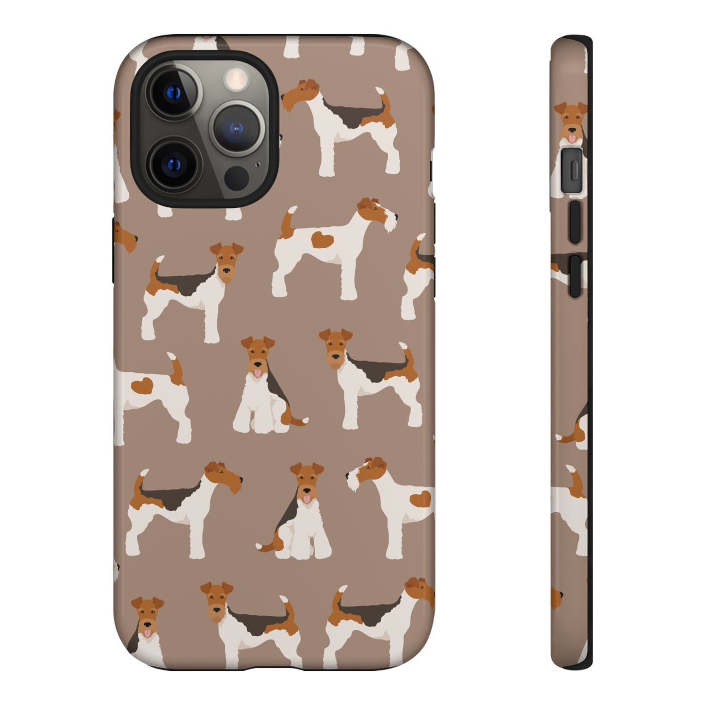 Wire Fox Terrier Lover Tough Case - Stylish Phone Case Featuring Playful Fox Terriers