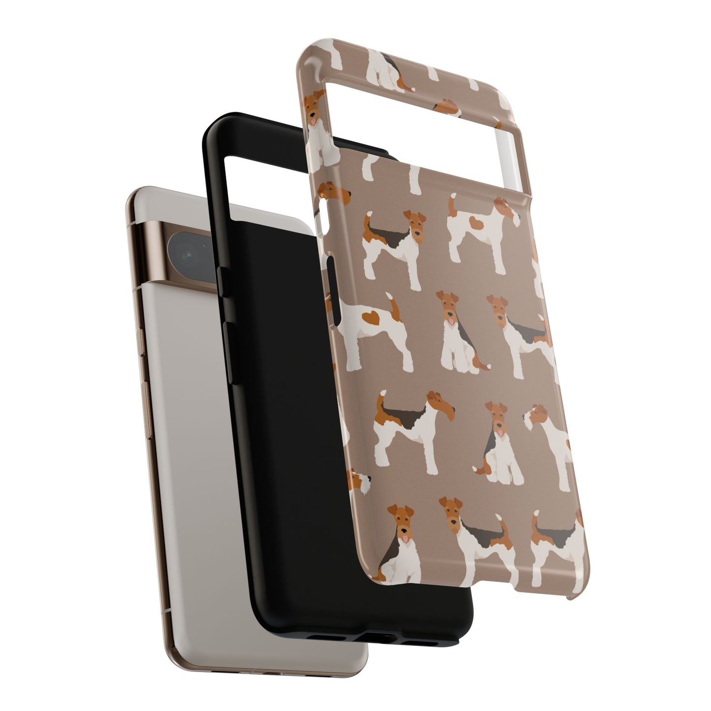 Wire Fox Terrier Lover Tough Case - Stylish Phone Case Featuring Playful Fox Terriers