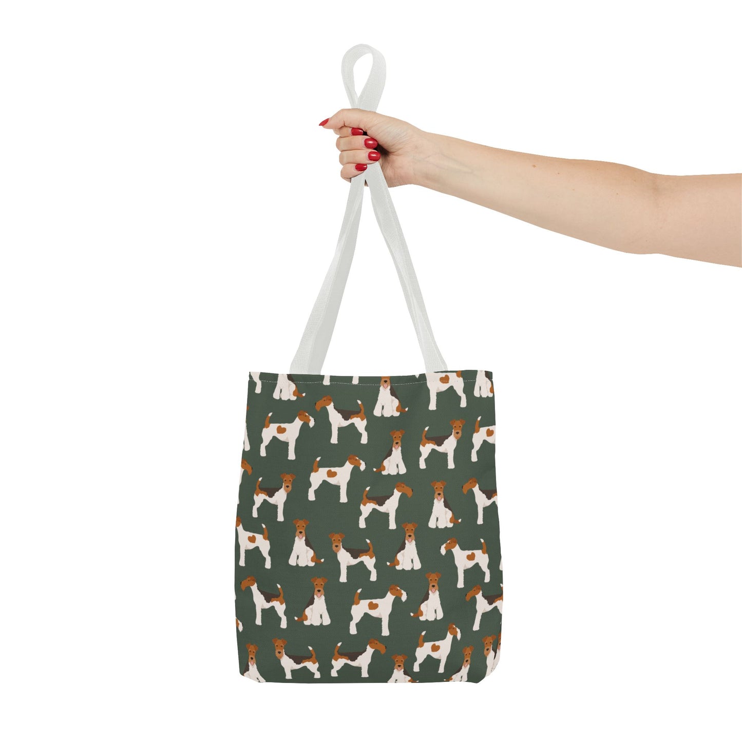 Wire Fox Terrier Dog Pattern Tote Bag - Perfect for Pet Lovers!