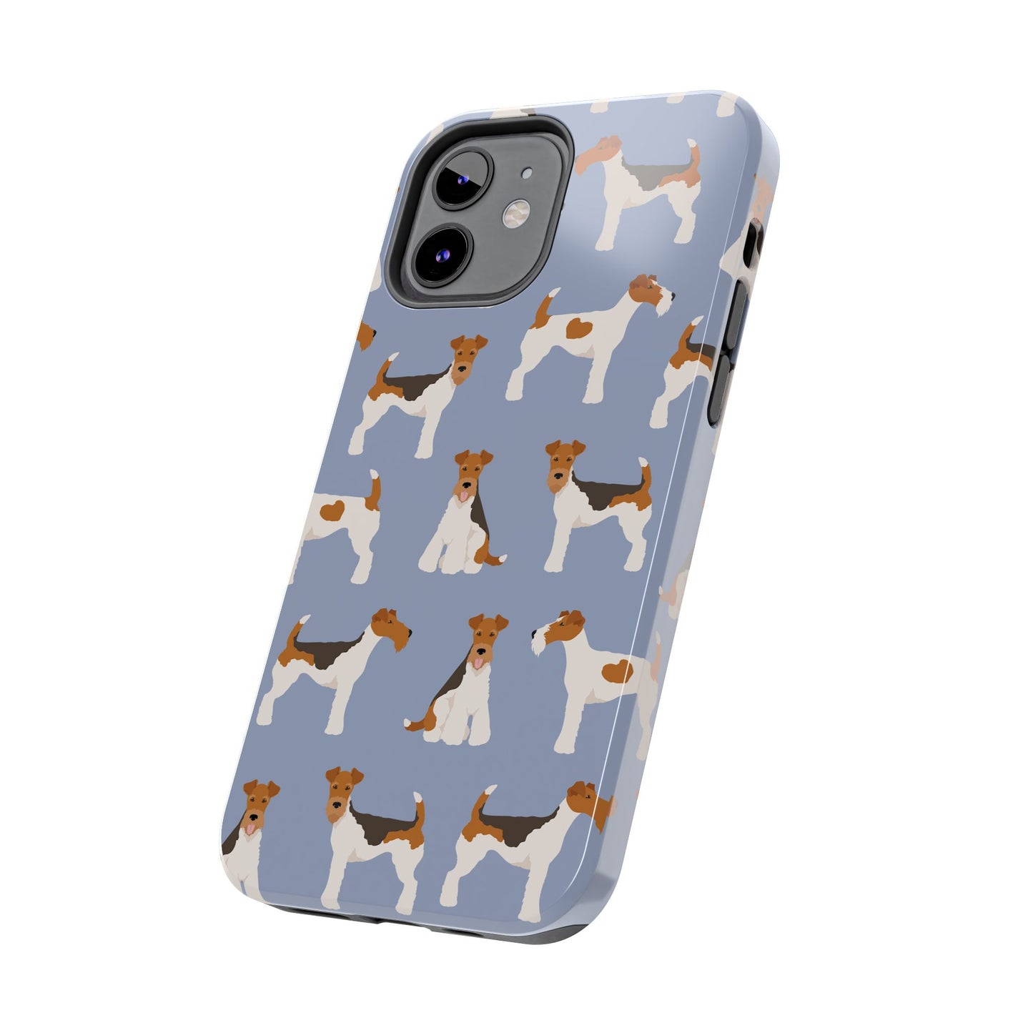Playful Wire Fox Terrier Phone Case - Durable & Stylish Dog Lover Accessory