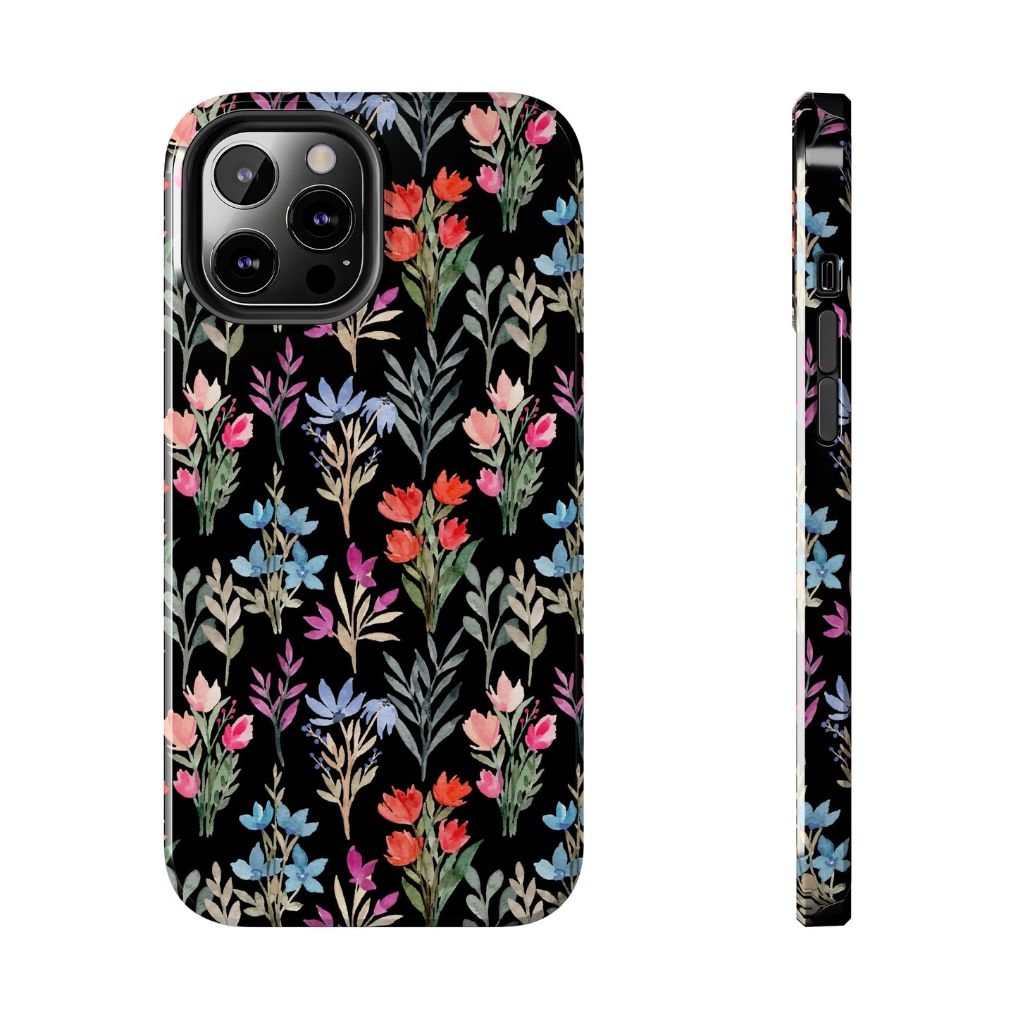 Floral Tough Phone Case - Durable Protection with Vibrant Botanical Design