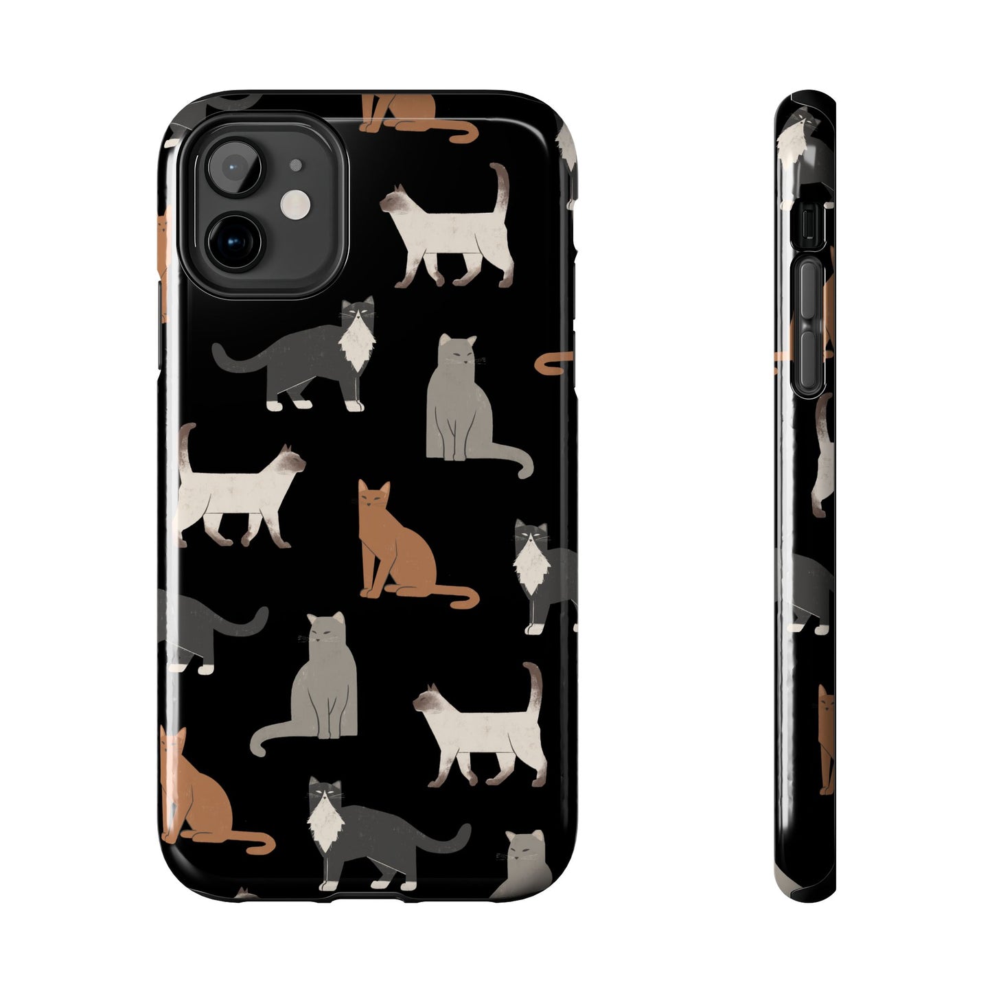 Cubist Cat Tough Phone Case - Stylish & Durable for Pet Fans