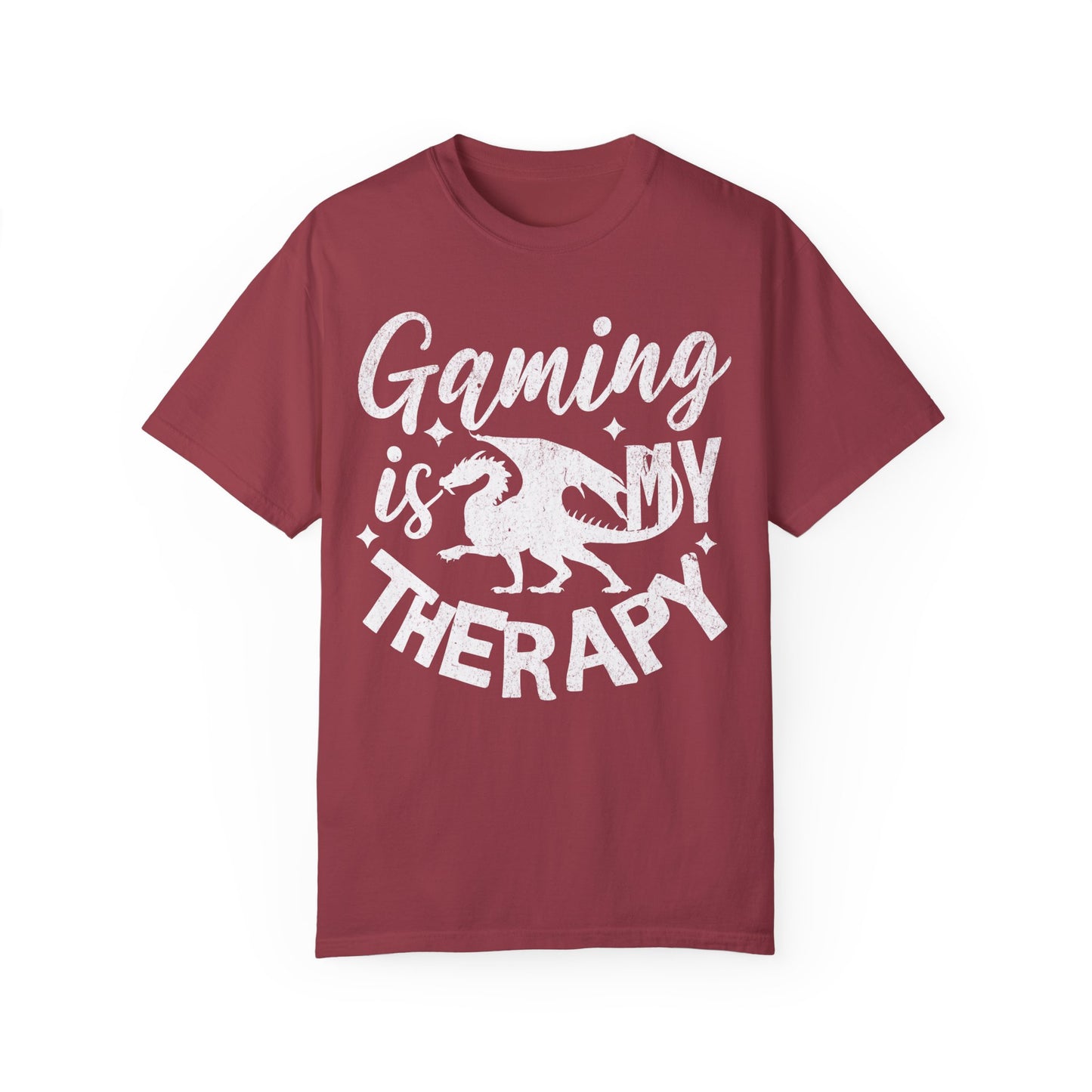 Gaming Therapy Unisex Garment-Dyed T-Shirt | Perfect for Gamers & Casual Wear