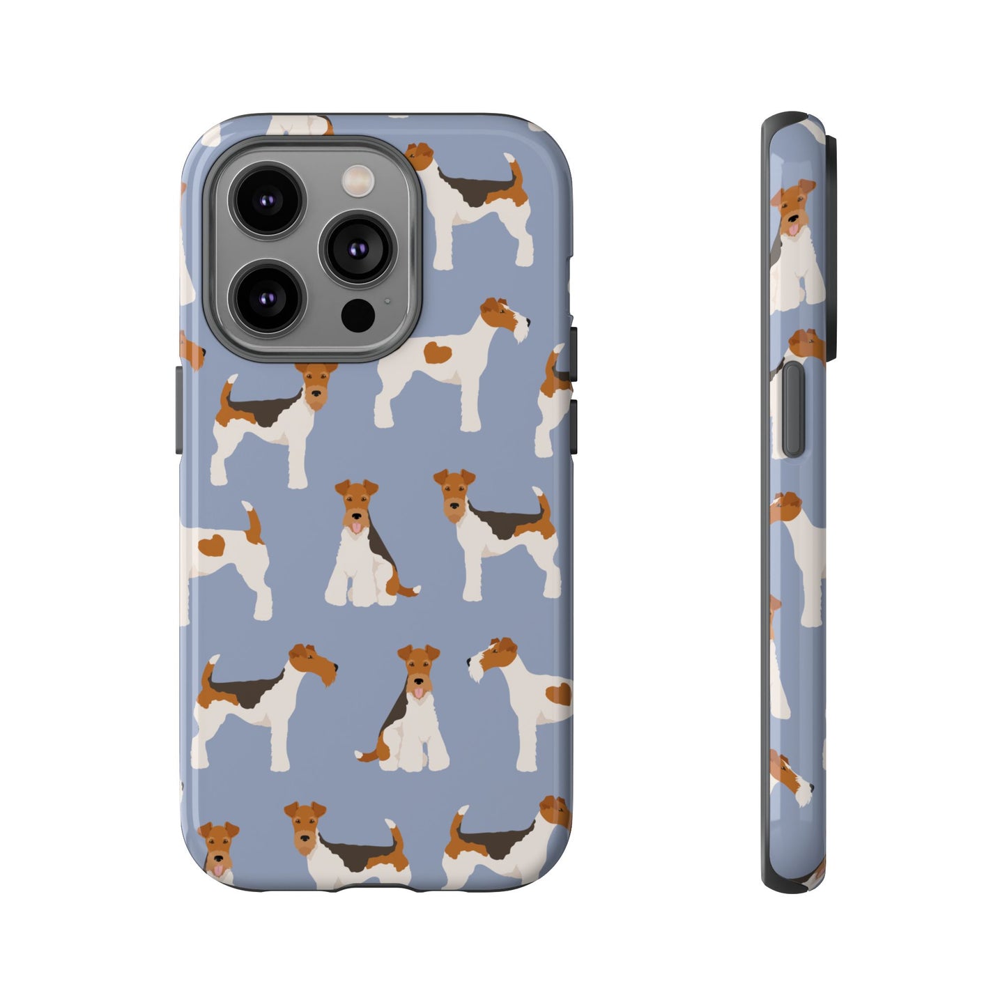 Wire Fox Terrier Lover Tough Case - Stylish Phone Case Featuring Playful Fox Terriers
