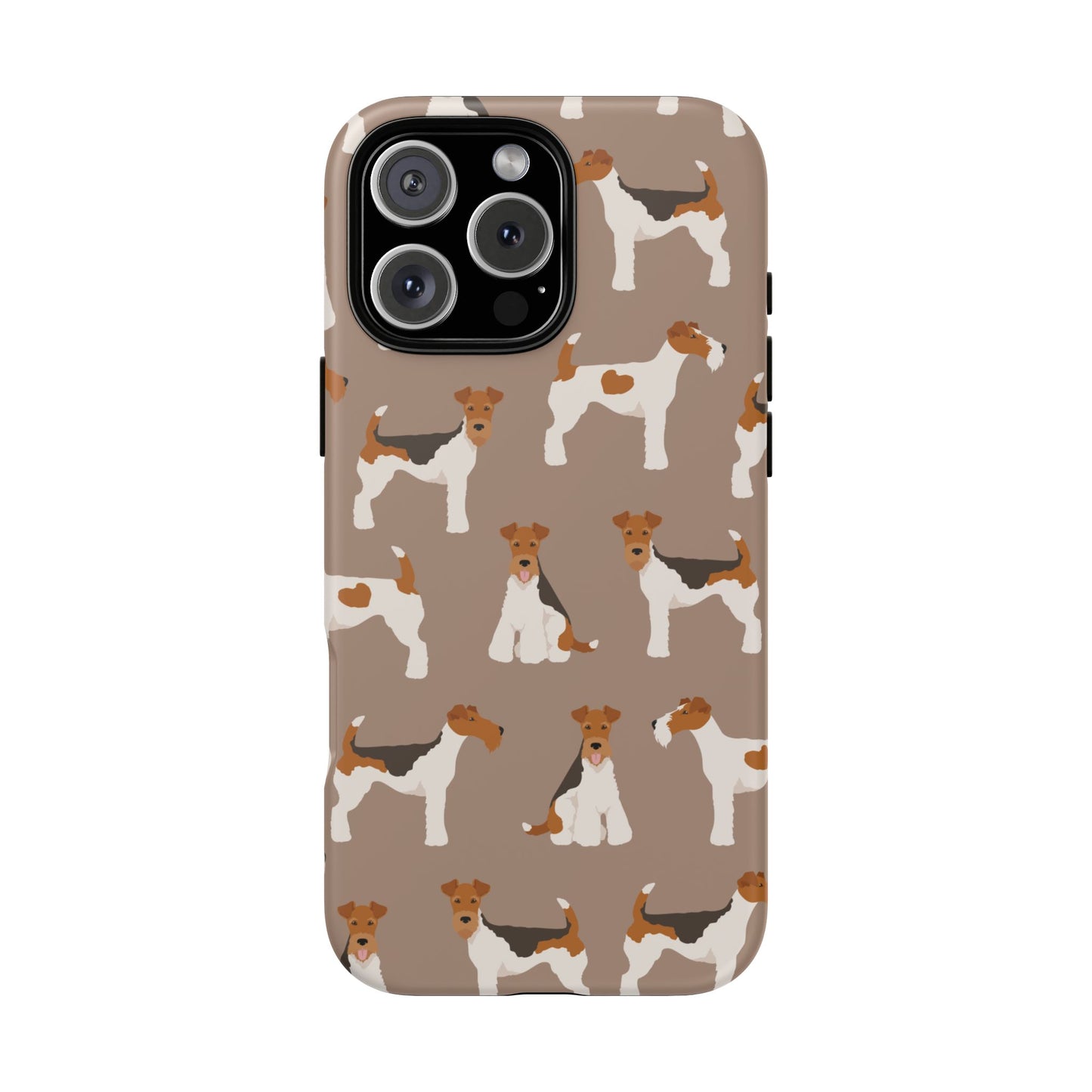 Wire Fox Terrier Lover Tough Case - Stylish Phone Case Featuring Playful Fox Terriers