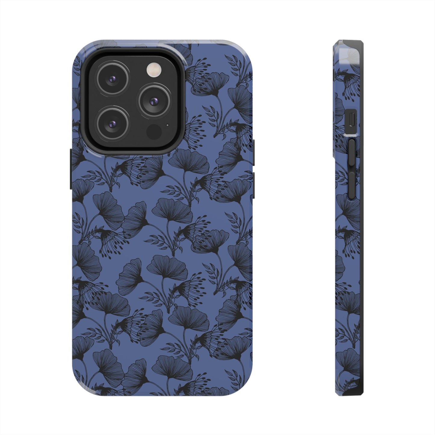 Ornate Floral Tough Phone Case - Durable Protection with Elegant Design