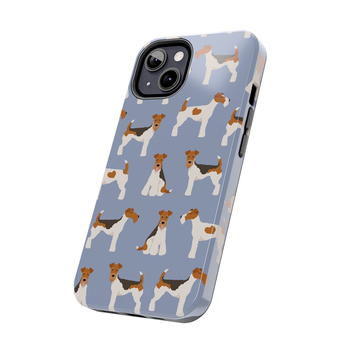 Playful Wire Fox Terrier Phone Case - Durable & Stylish Dog Lover Accessory