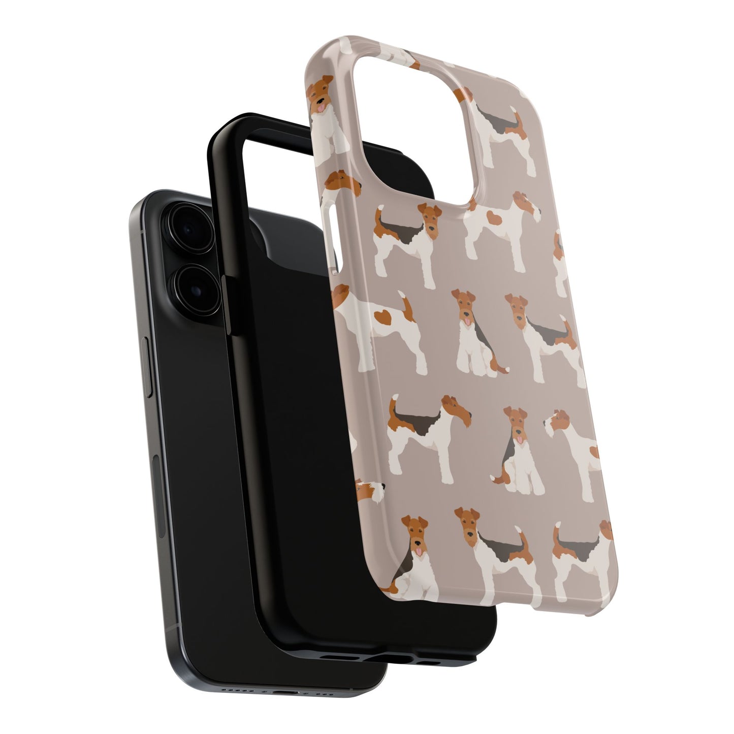 Cute Wire Fox Terrier Tough Phone Case - Durable and Stylish