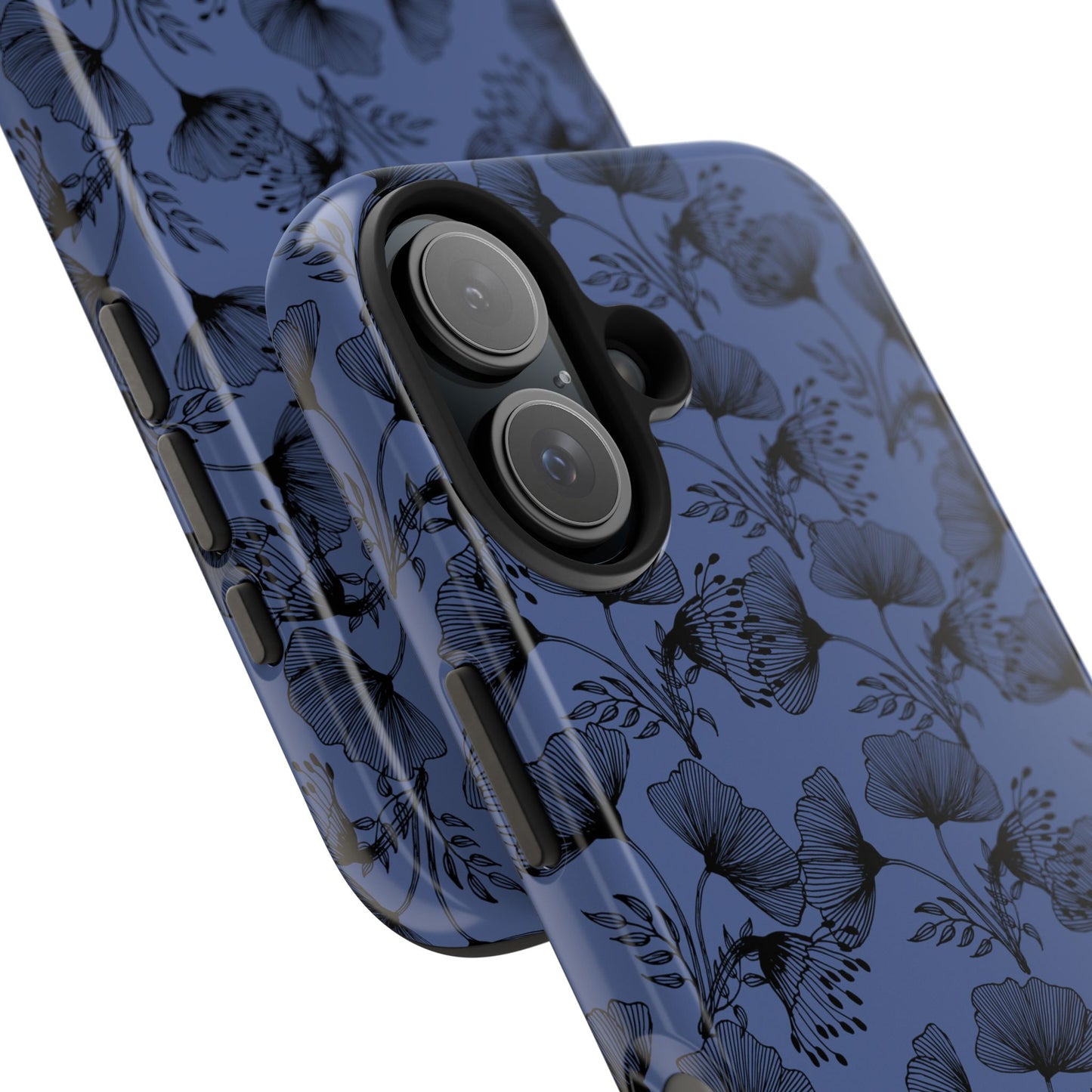 Ornate Floral Tough Phone Case - Durable Protection with Elegant Design