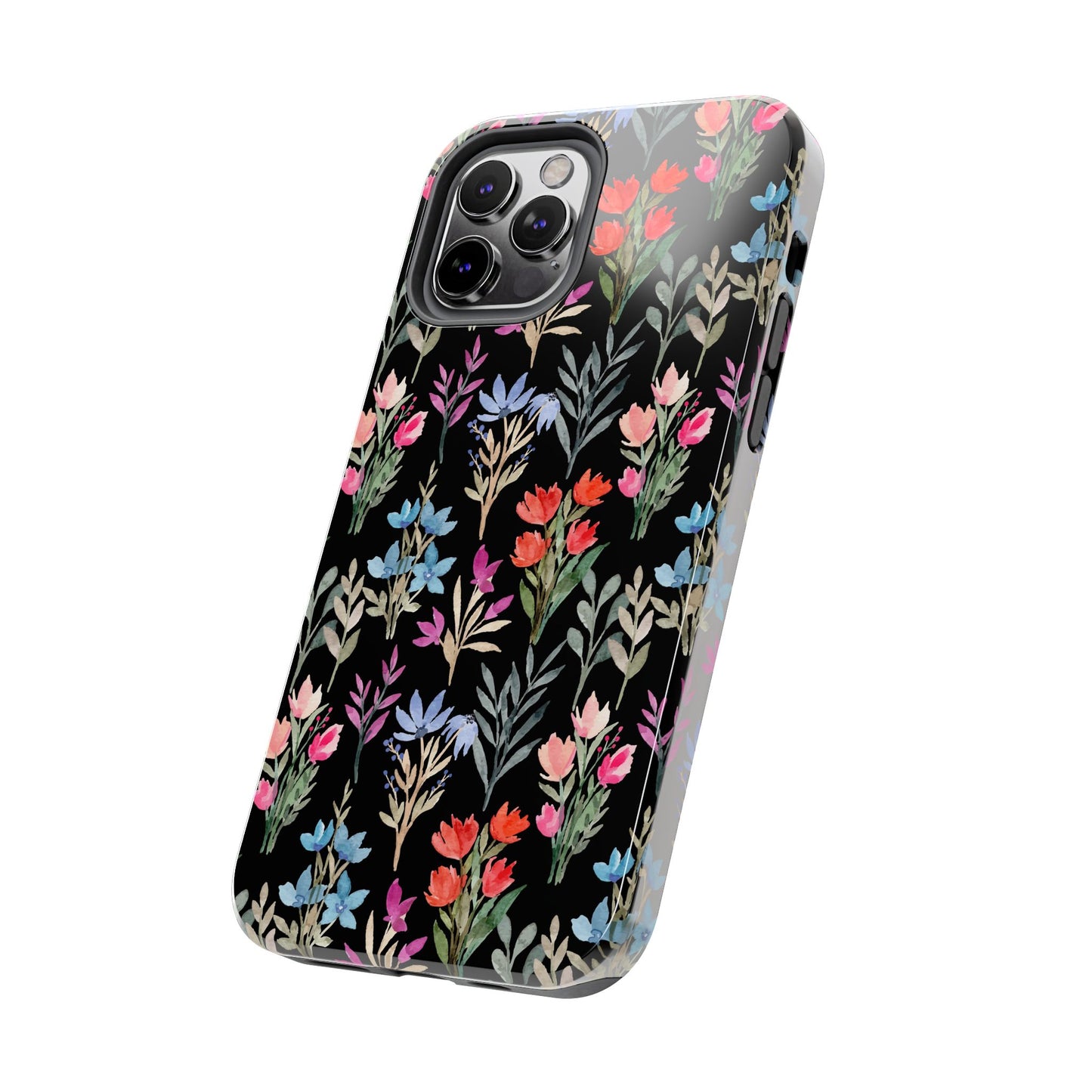 Floral Tough Phone Case - Durable Protection with Vibrant Botanical Design