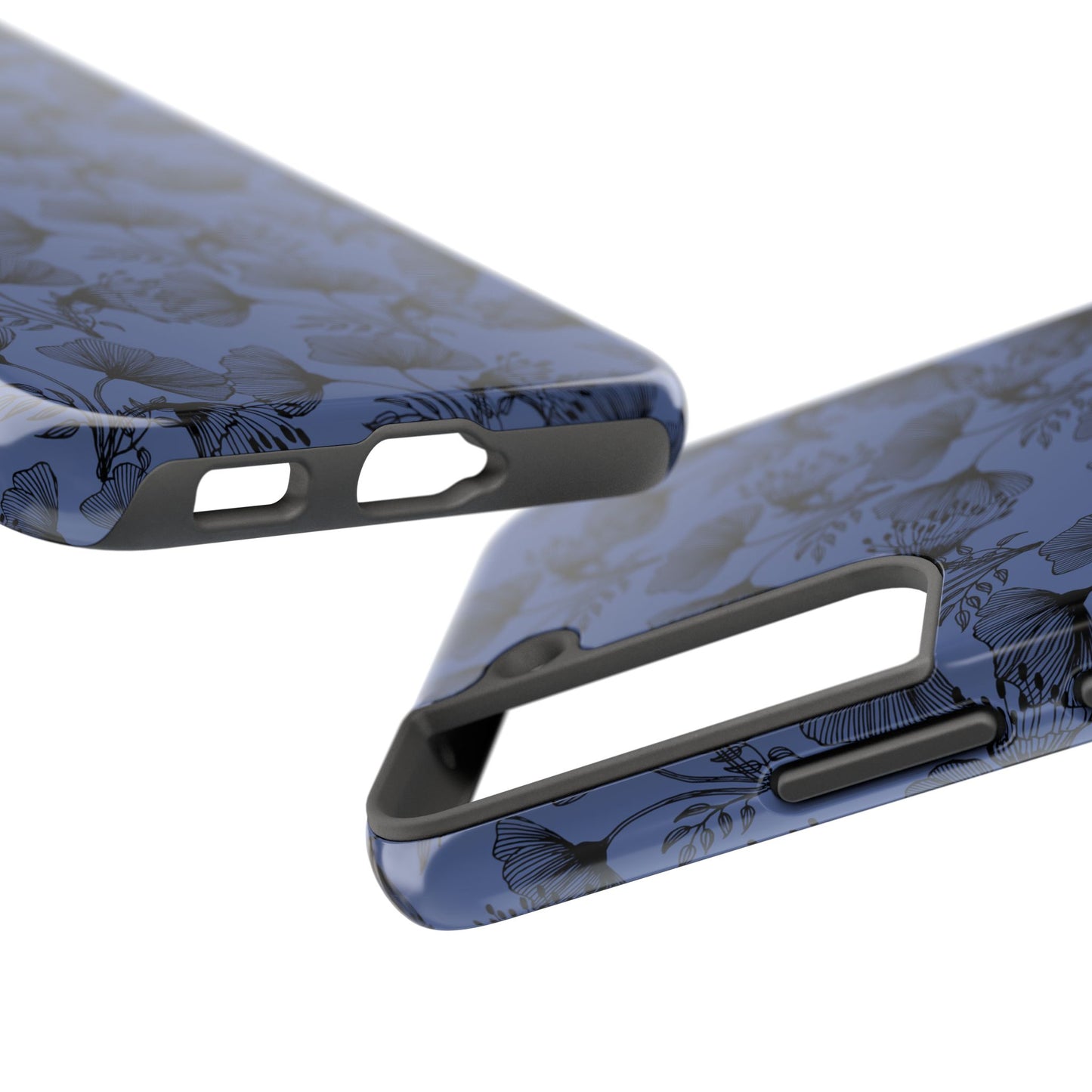 Ornate Floral Tough Phone Case - Durable Protection with Elegant Design