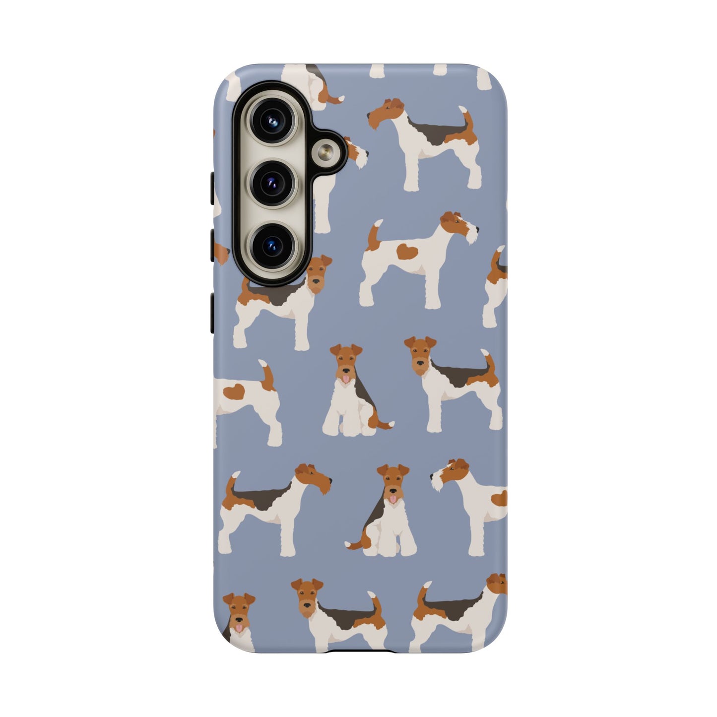Wire Fox Terrier Lover Tough Case - Stylish Phone Case Featuring Playful Fox Terriers