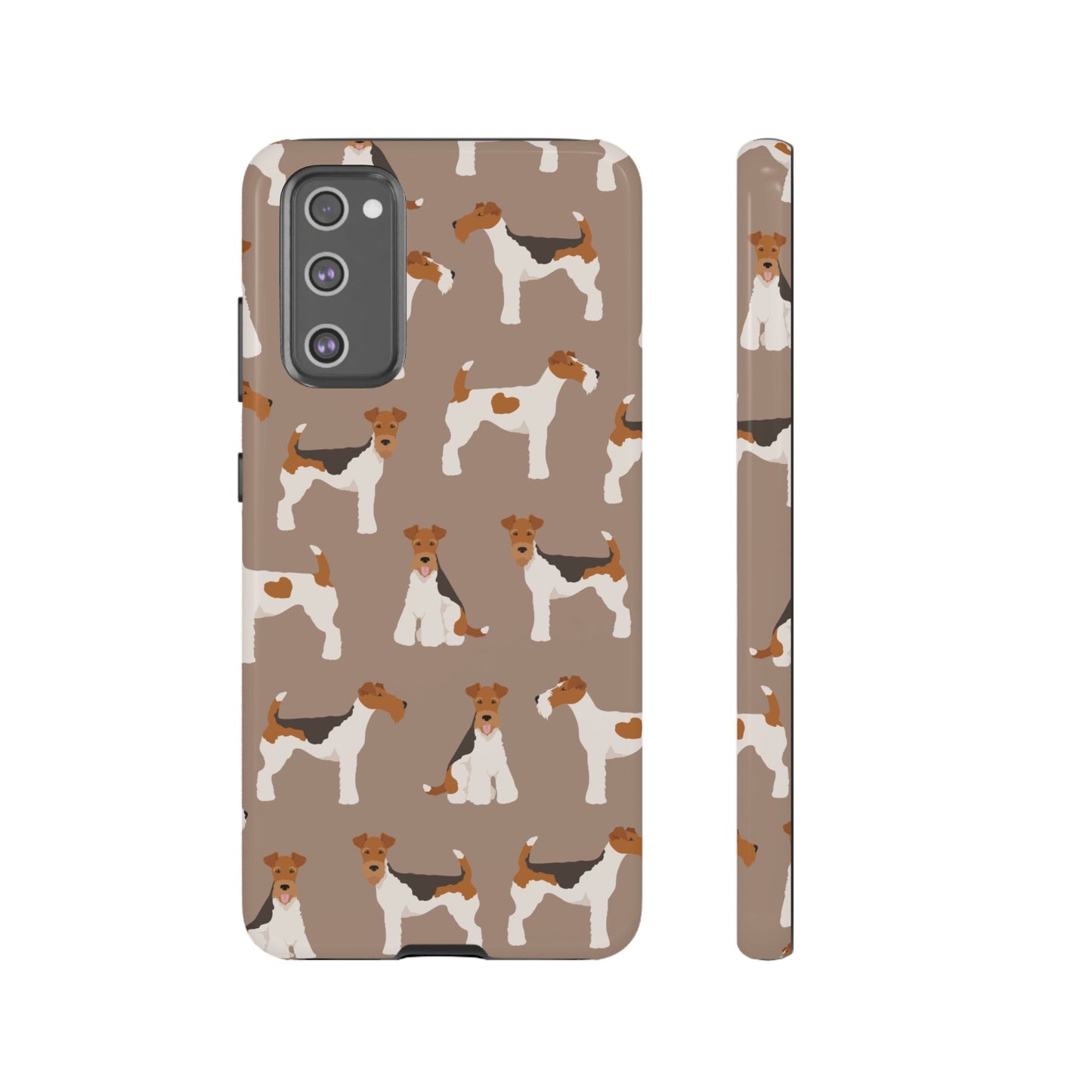 Wire Fox Terrier Lover Tough Case - Stylish Phone Case Featuring Playful Fox Terriers