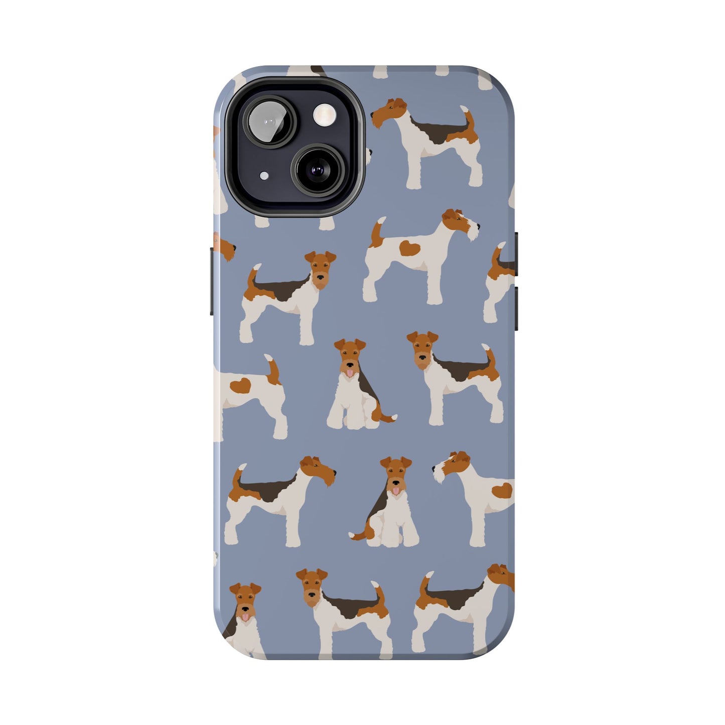Playful Wire Fox Terrier Phone Case - Durable & Stylish Dog Lover Accessory