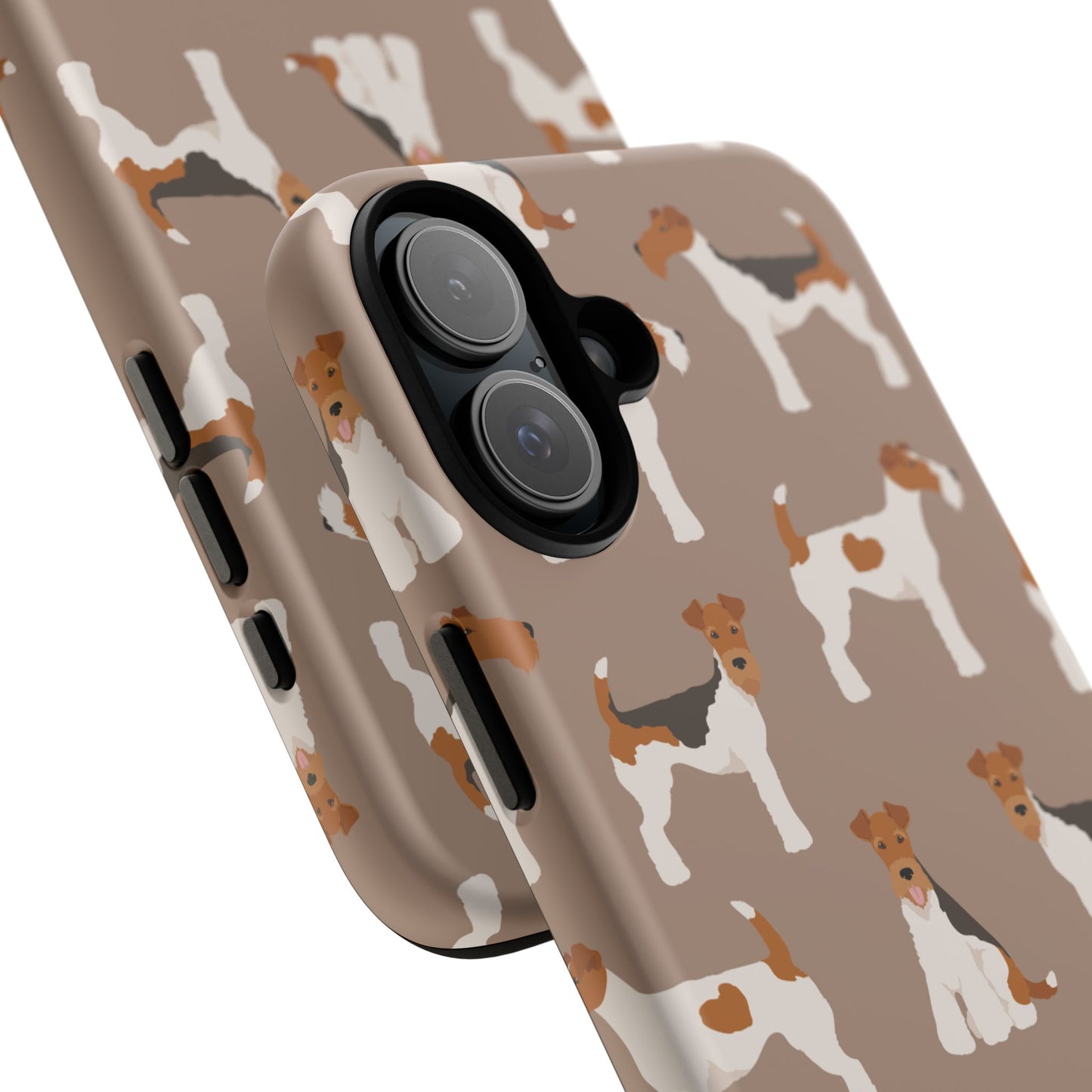 Wire Fox Terrier Lover Tough Case - Stylish Phone Case Featuring Playful Fox Terriers