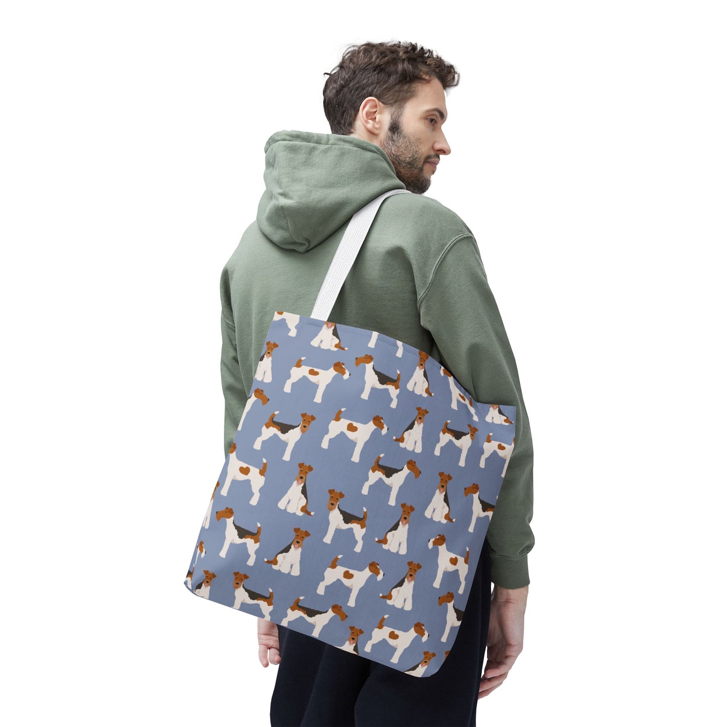 Wire Fox Terrier Dog Pattern Tote Bag - Perfect for Pet Lovers!