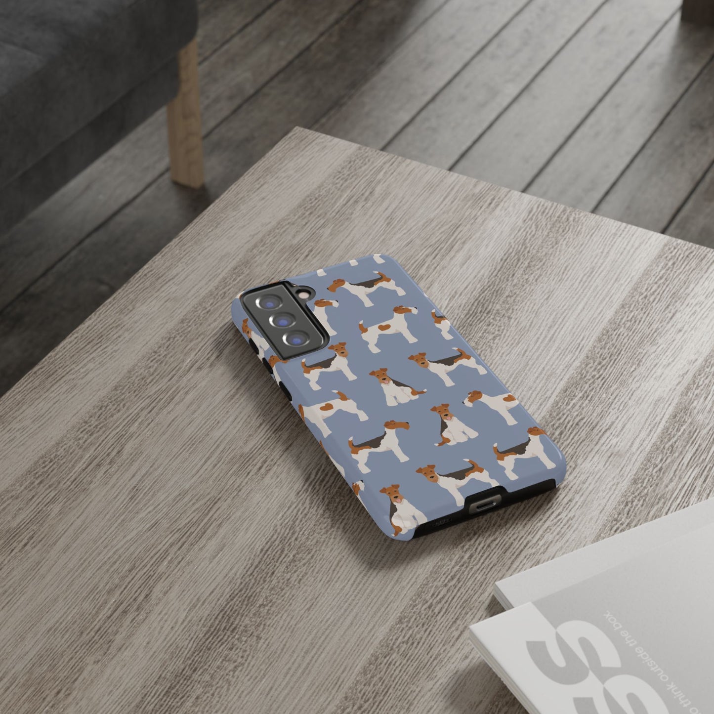 Wire Fox Terrier Lover Tough Case - Stylish Phone Case Featuring Playful Fox Terriers