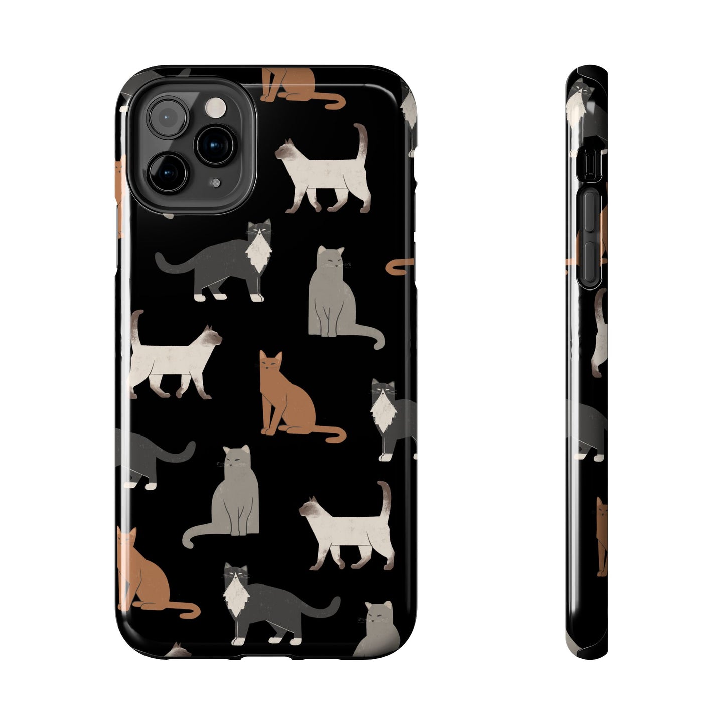 Cubist Cat Tough Phone Case - Stylish & Durable for Pet Fans
