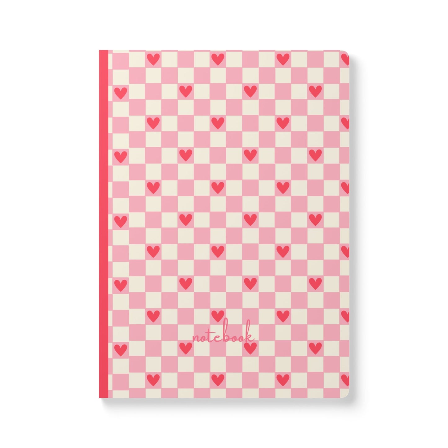 Cute Hearts Softcover Journal with Inside Prints | Perfect for Notes and Gifts