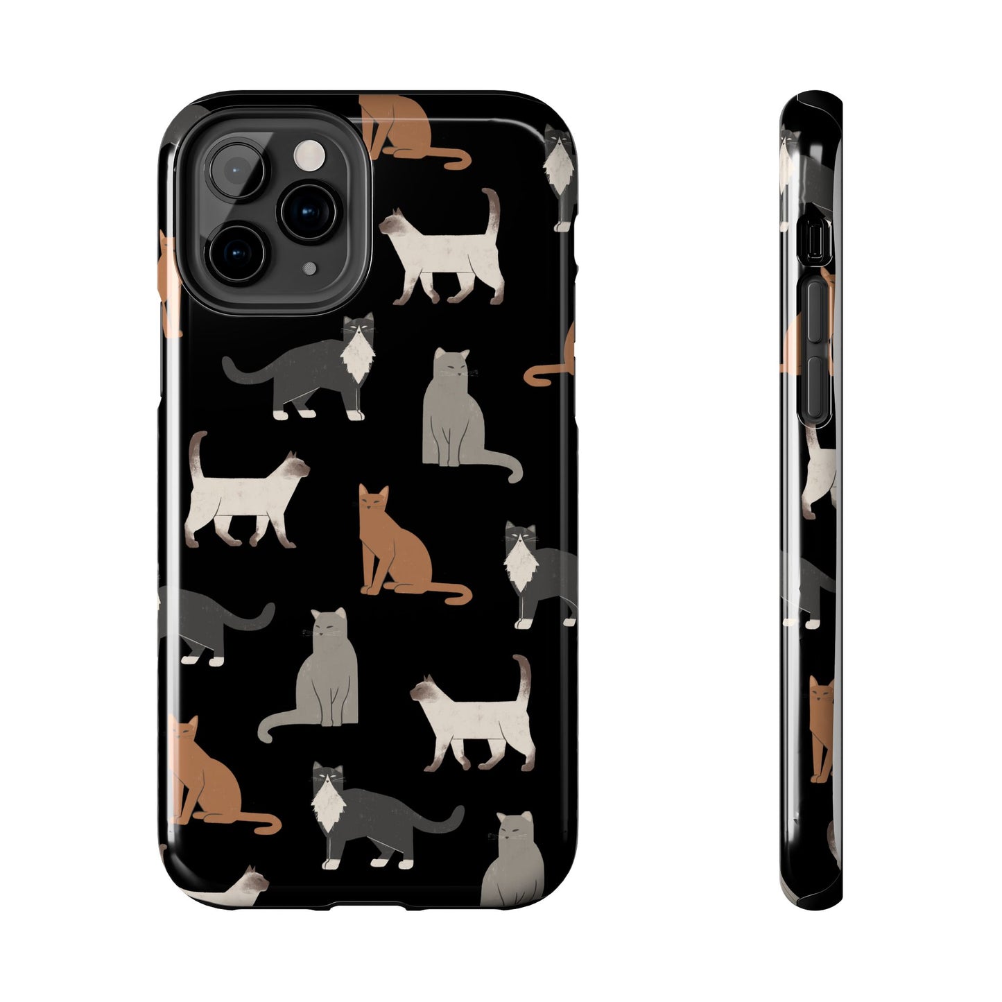 Cubist Cat Tough Phone Case - Stylish & Durable for Pet Fans