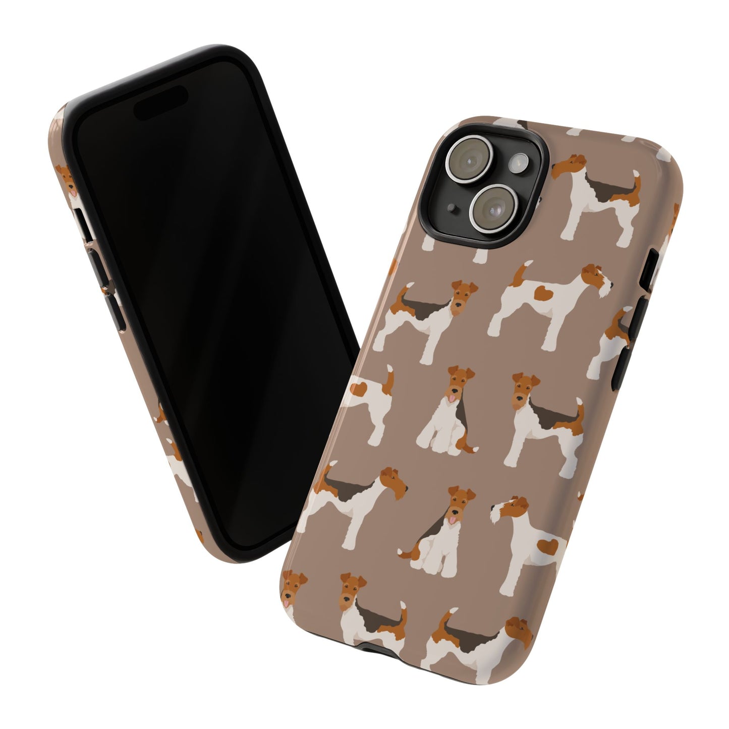 Wire Fox Terrier Lover Tough Case - Stylish Phone Case Featuring Playful Fox Terriers