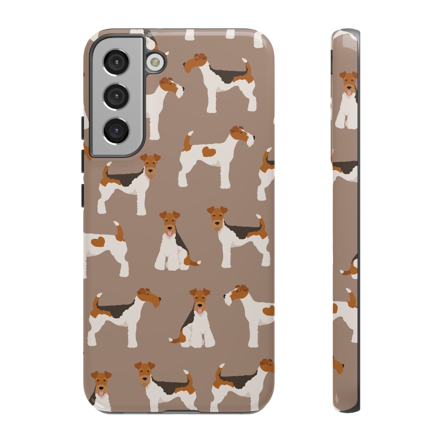 Wire Fox Terrier Lover Tough Case - Stylish Phone Case Featuring Playful Fox Terriers