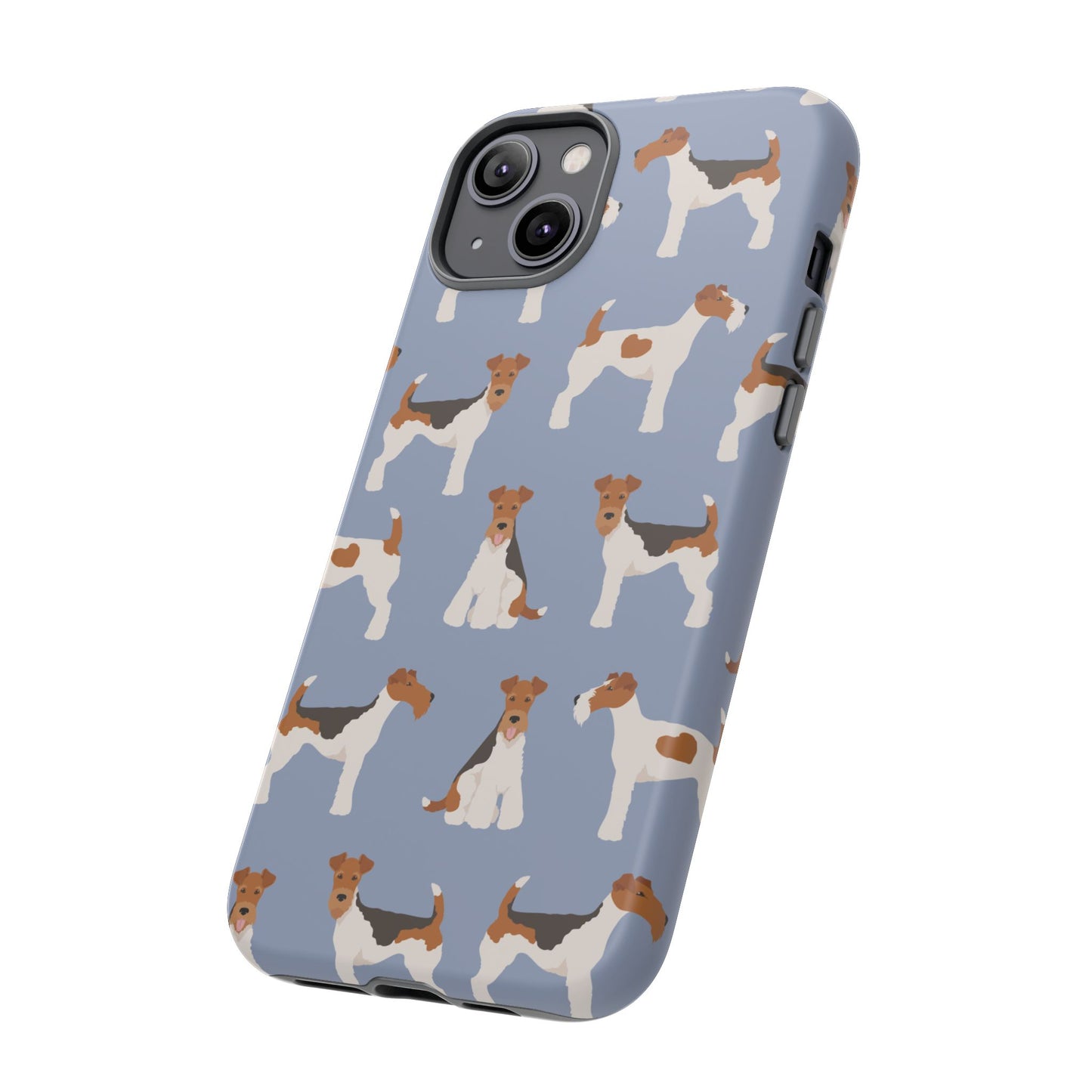 Wire Fox Terrier Lover Tough Case - Stylish Phone Case Featuring Playful Fox Terriers