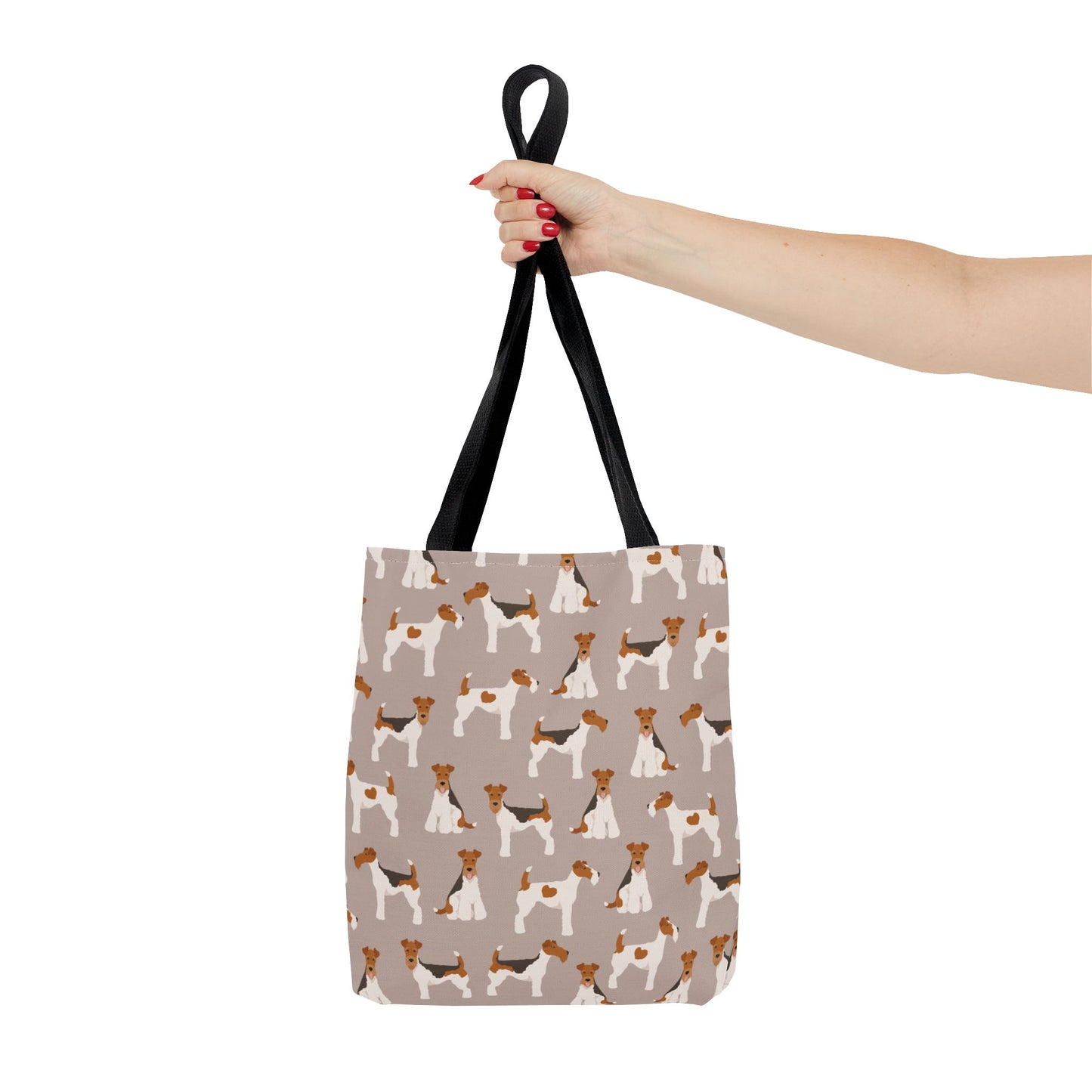 Wire Fox Terrier Dog Pattern Tote Bag - Perfect for Pet Lovers!