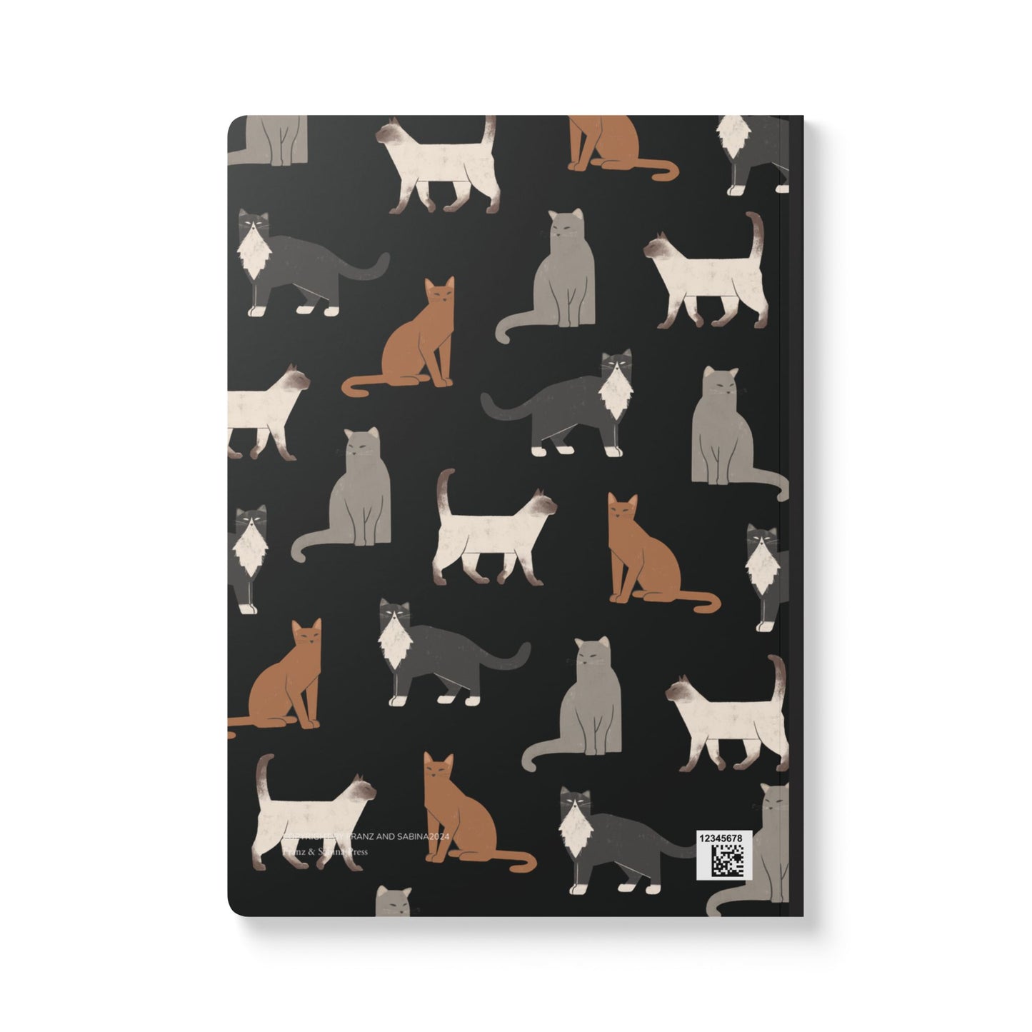 Cubists Cat Softcover Journal with Inside Prints - Perfect Gift for Cat Lovers