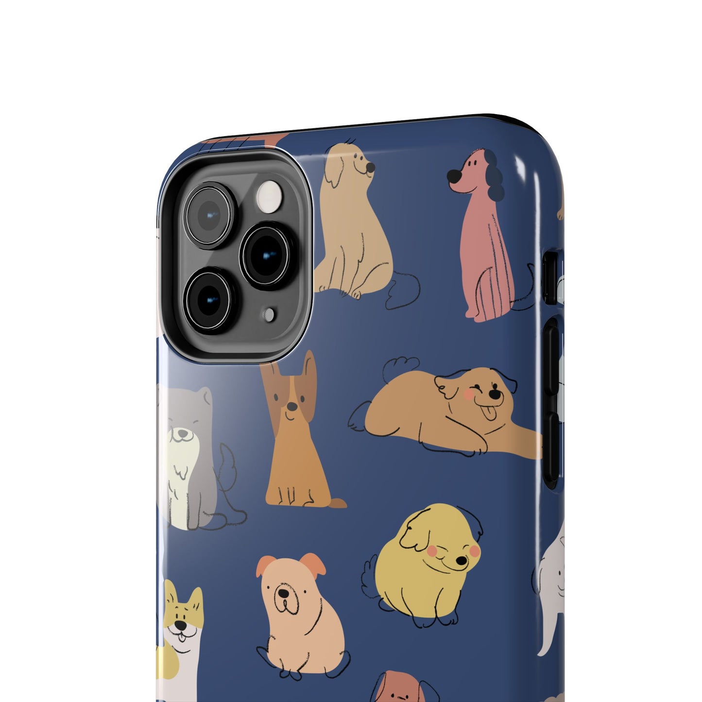 Cute Cartoon Dog Tough Phone Case - Perfect for Pet Lovers