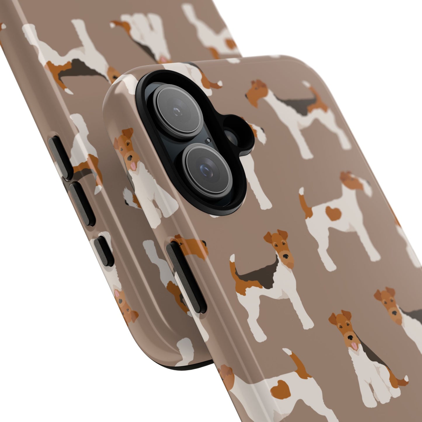 Wire Fox Terrier Lover Tough Case - Stylish Phone Case Featuring Playful Fox Terriers