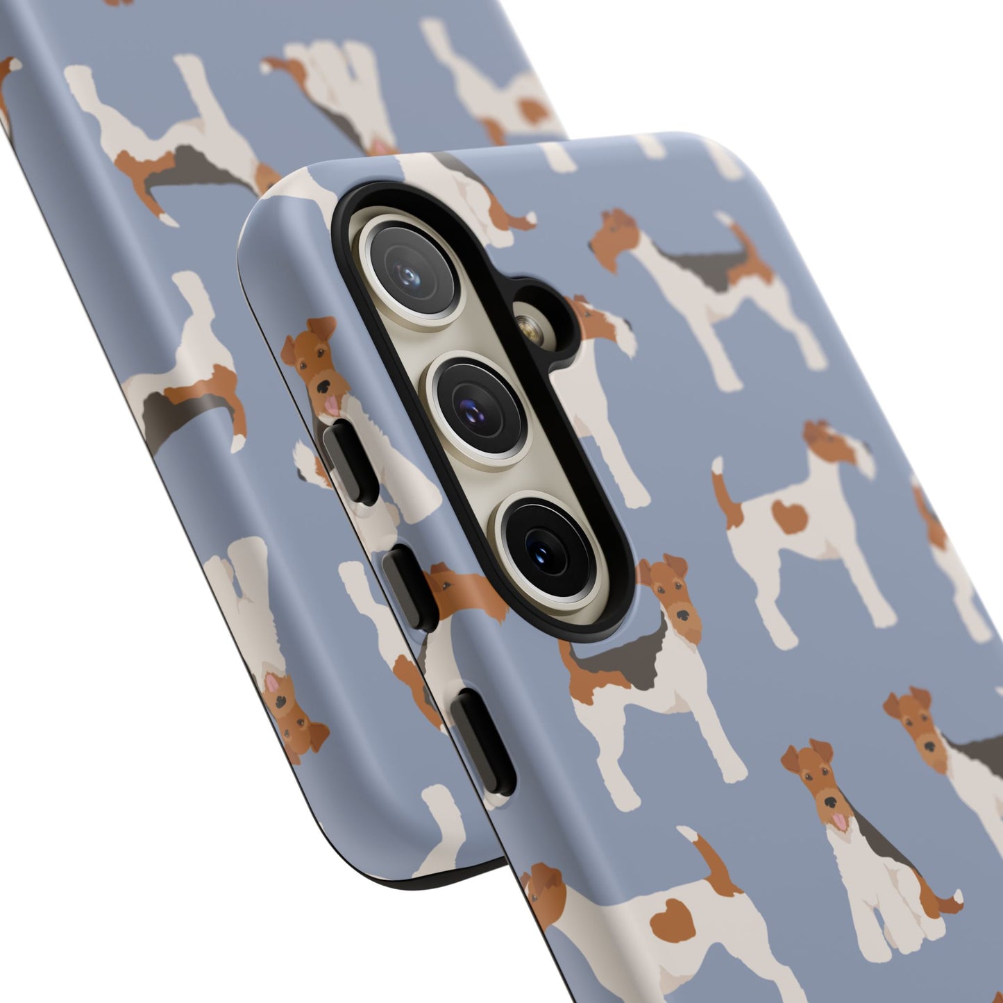 Wire Fox Terrier Lover Tough Case - Stylish Phone Case Featuring Playful Fox Terriers