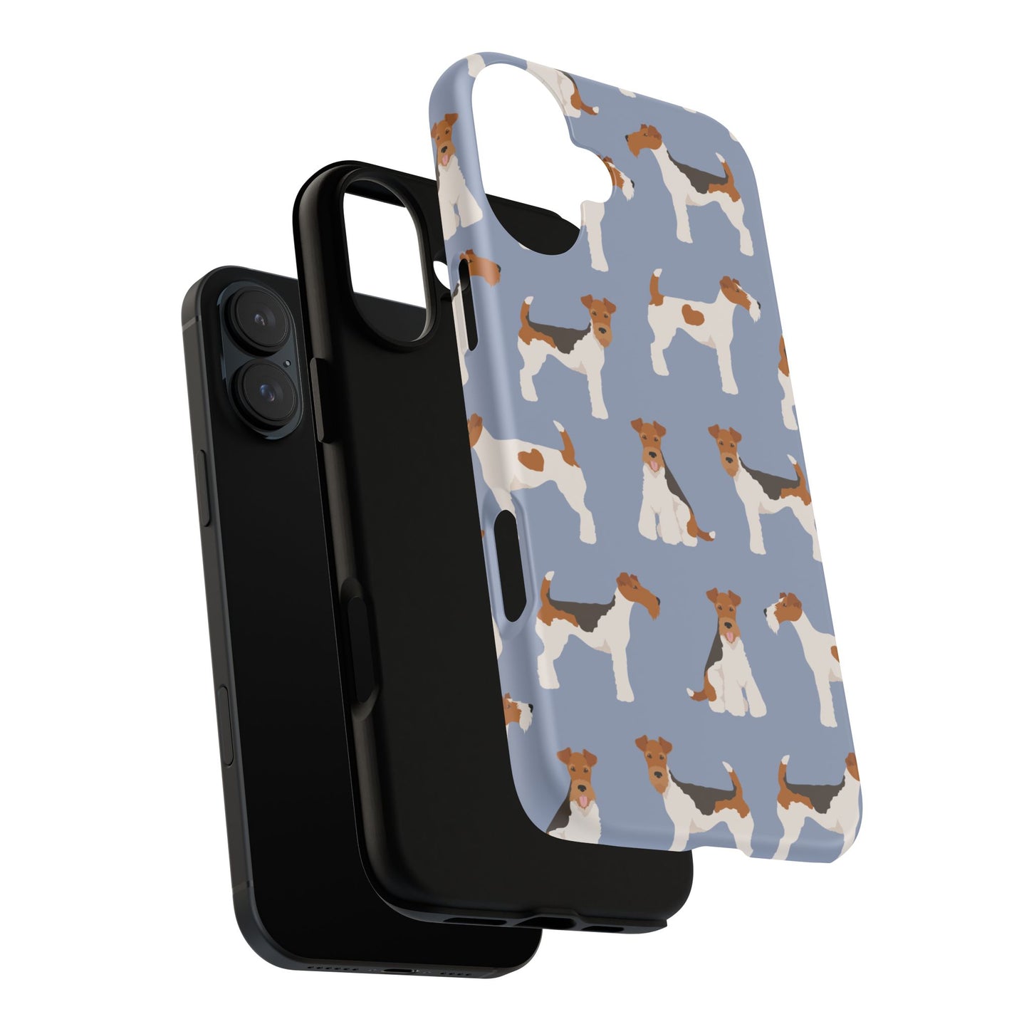 Wire Fox Terrier Lover Tough Case - Stylish Phone Case Featuring Playful Fox Terriers
