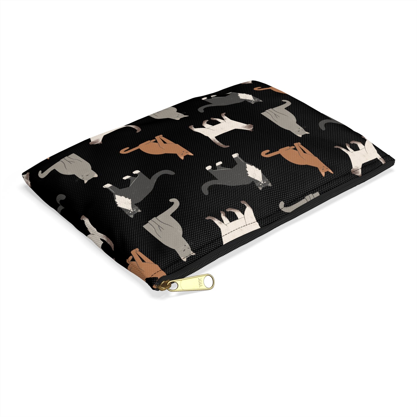 Cat Lover's Accessory Pouch - Cute Feline Print for Organizing Essentials
