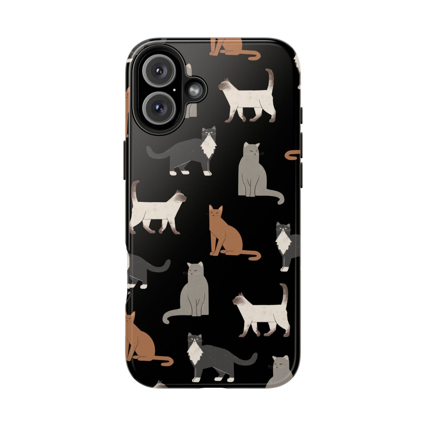 Cubist Cat Tough Phone Case - Stylish & Durable for Pet Fans