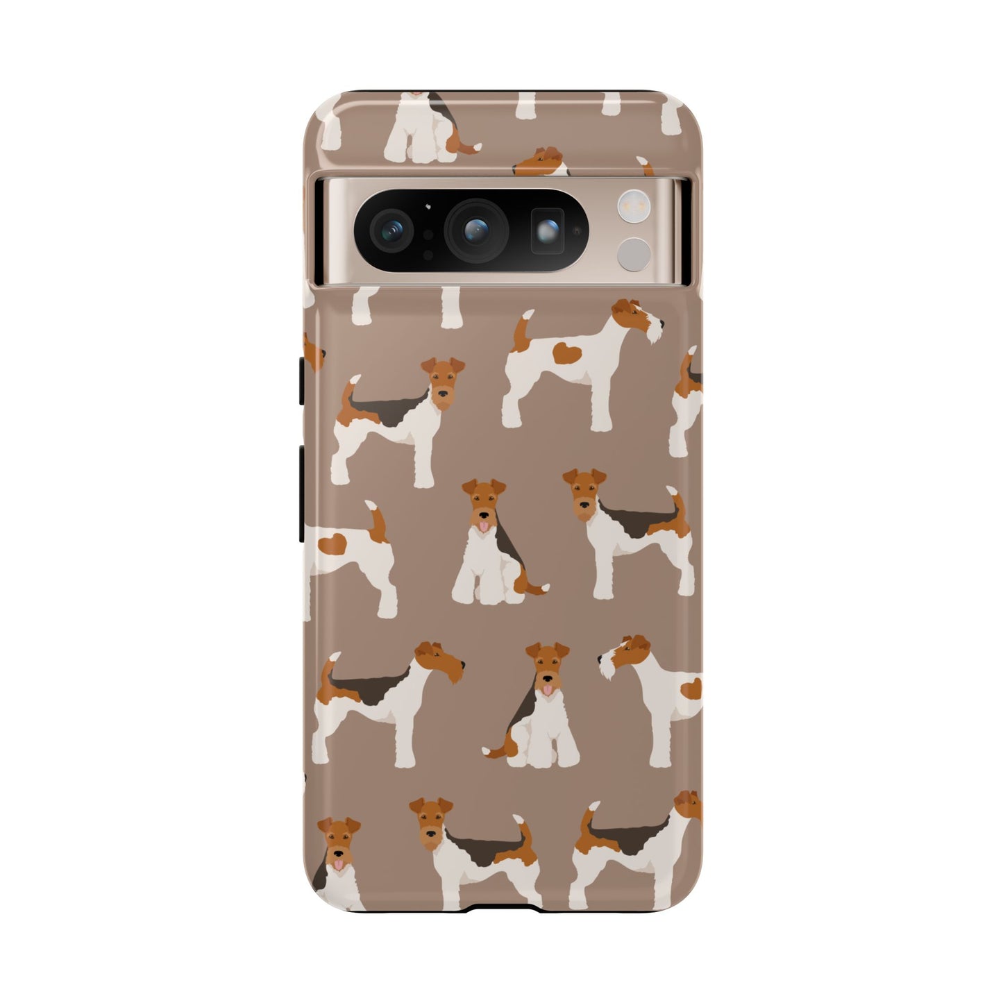 Wire Fox Terrier Lover Tough Case - Stylish Phone Case Featuring Playful Fox Terriers