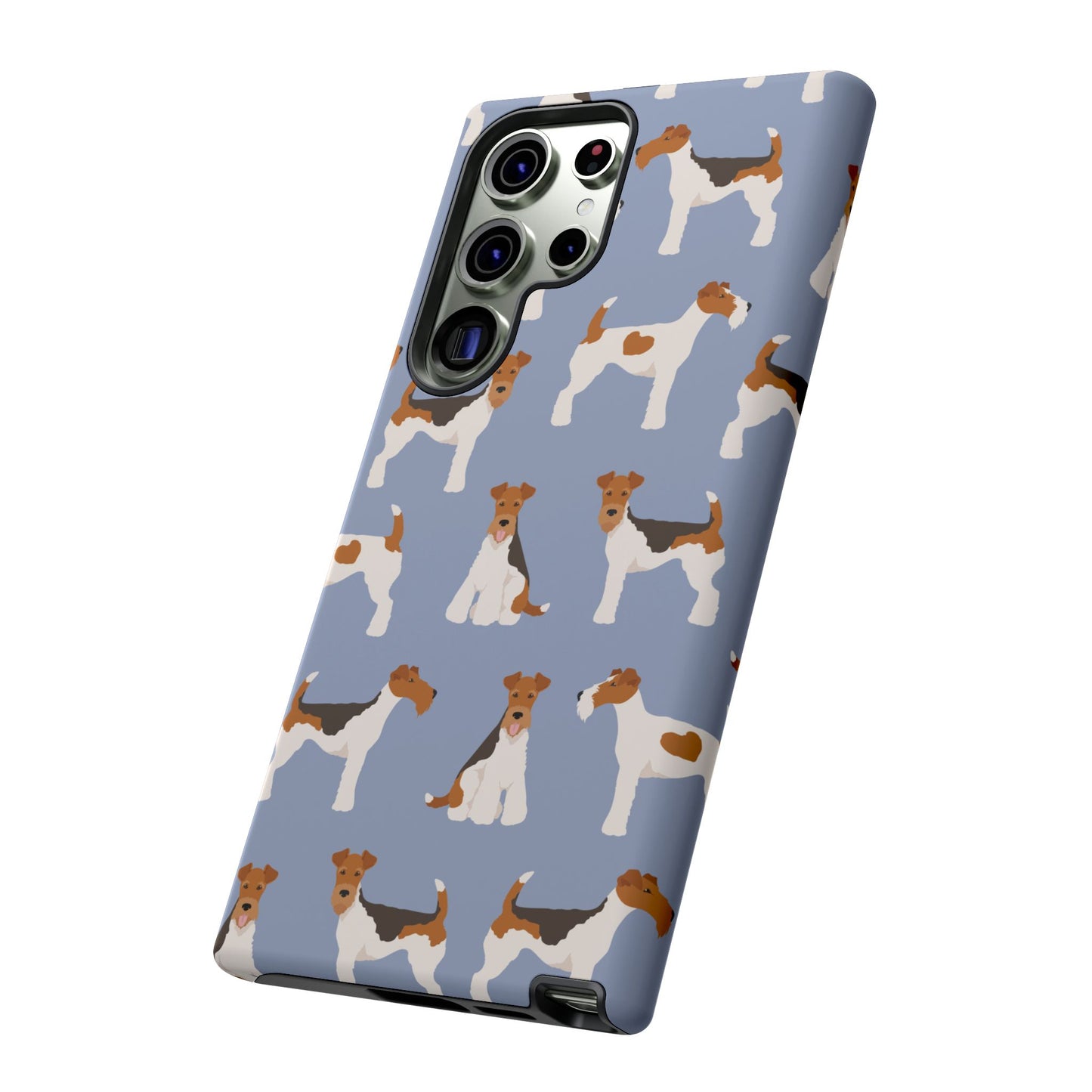 Wire Fox Terrier Lover Tough Case - Stylish Phone Case Featuring Playful Fox Terriers