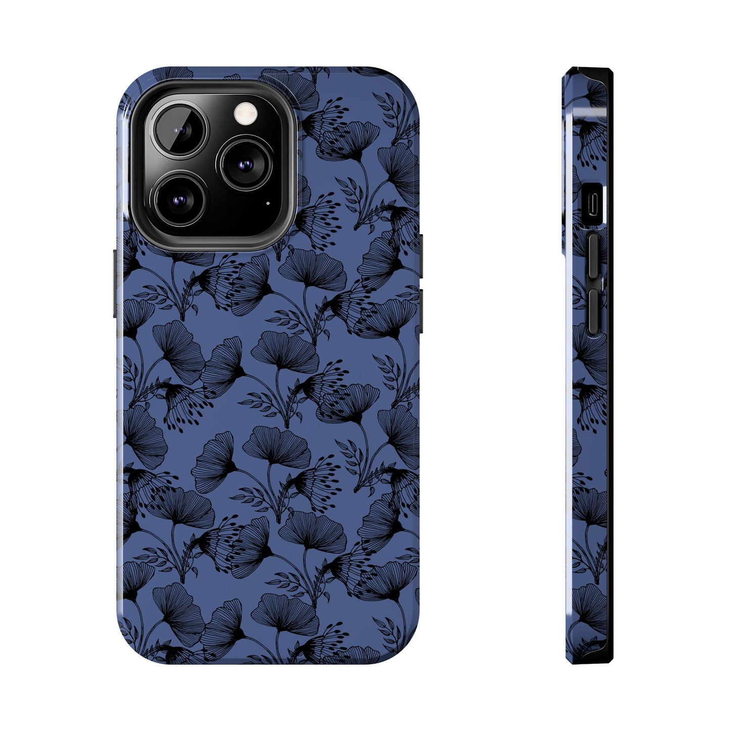 Ornate Floral Tough Phone Case - Durable Protection with Elegant Design