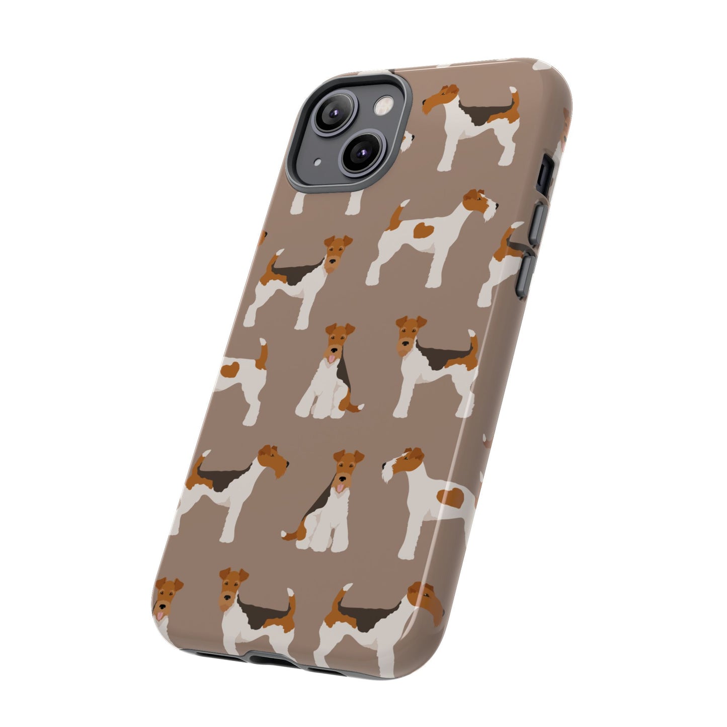 Wire Fox Terrier Lover Tough Case - Stylish Phone Case Featuring Playful Fox Terriers