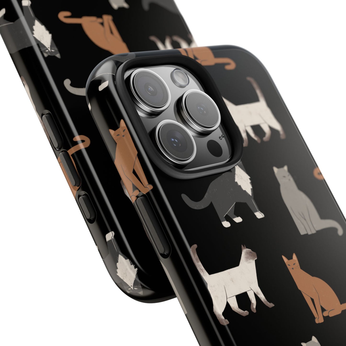 Cubist Cat Tough Phone Case - Stylish & Durable for Pet Fans