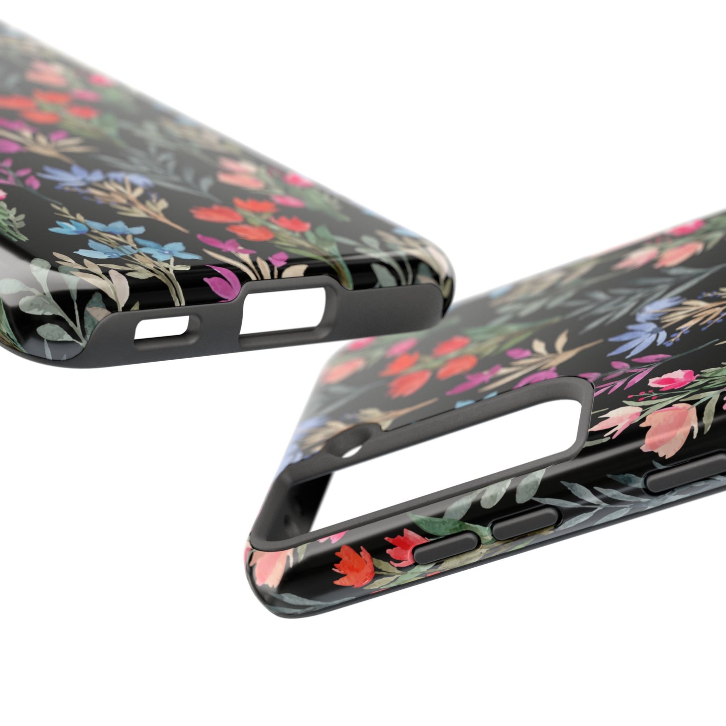 Floral Tough Phone Case - Durable Protection with Vibrant Botanical Design