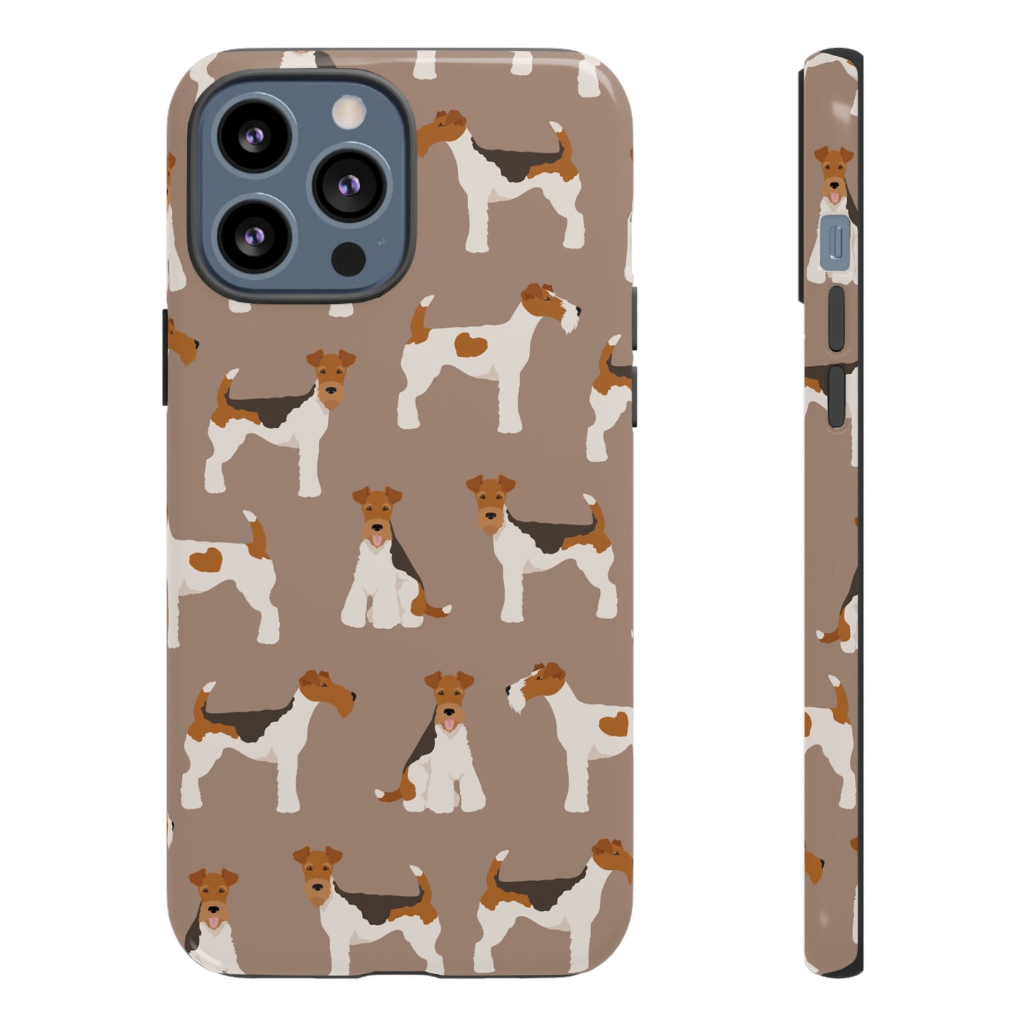Wire Fox Terrier Lover Tough Case - Stylish Phone Case Featuring Playful Fox Terriers