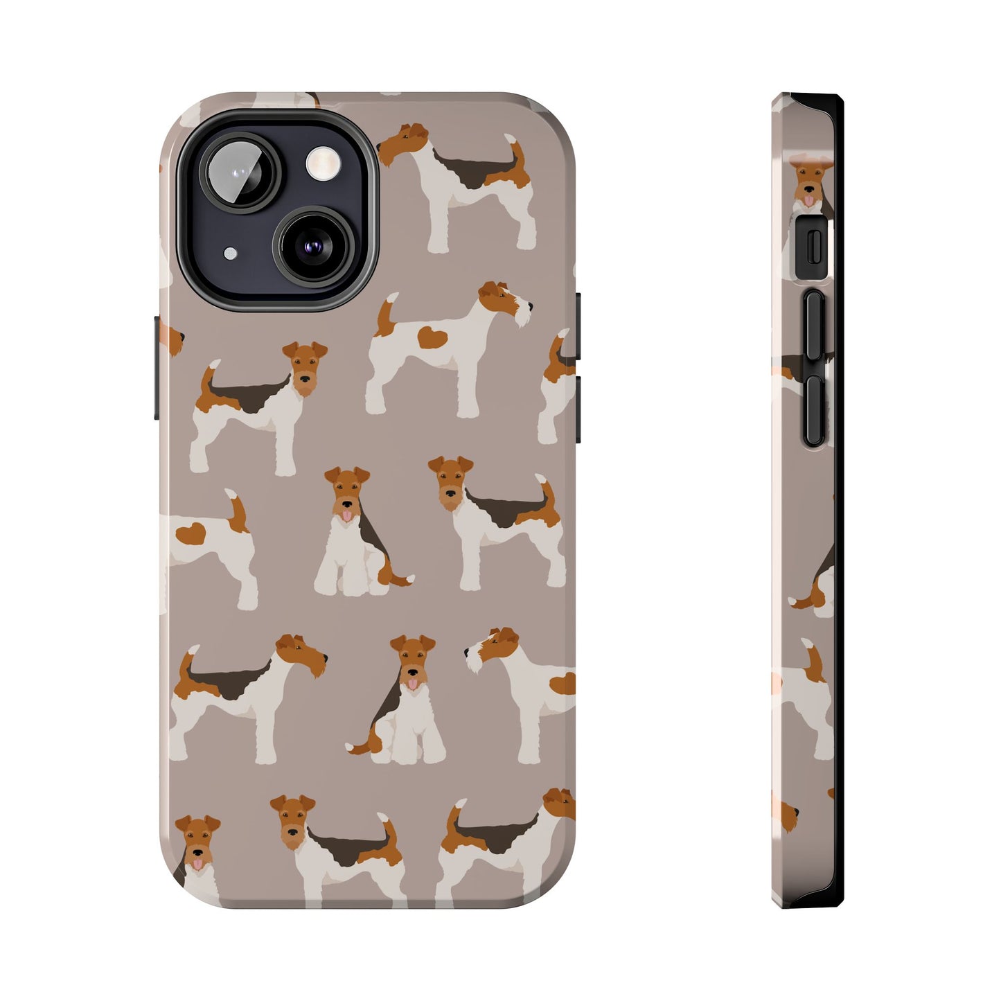 Cute Wire Fox Terrier Tough Phone Case - Durable and Stylish